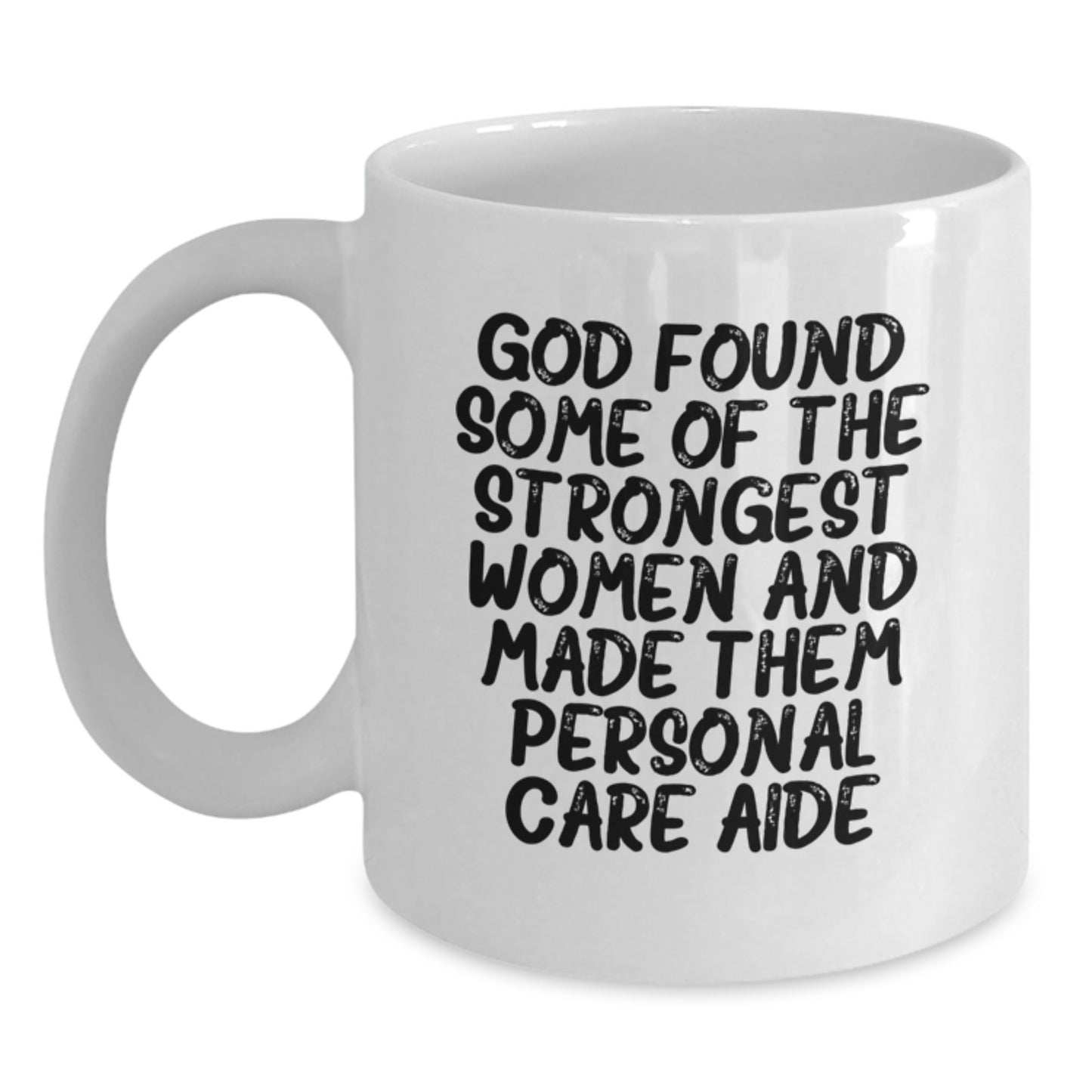Funny White Coffee Mug Gifts from Men for Personal Care Aide Women - Inspirational Christmas Unique Personal Care Aide Mug - Main