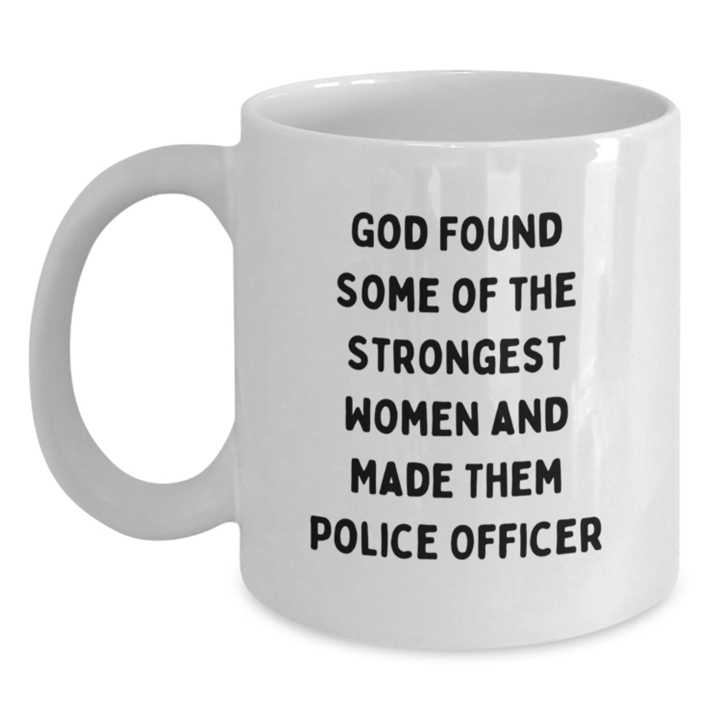 Funny Police Officer Gifts for Men Women Friends from Family - Police Officer White Coffee Mug Christmas Unique Presents - Main