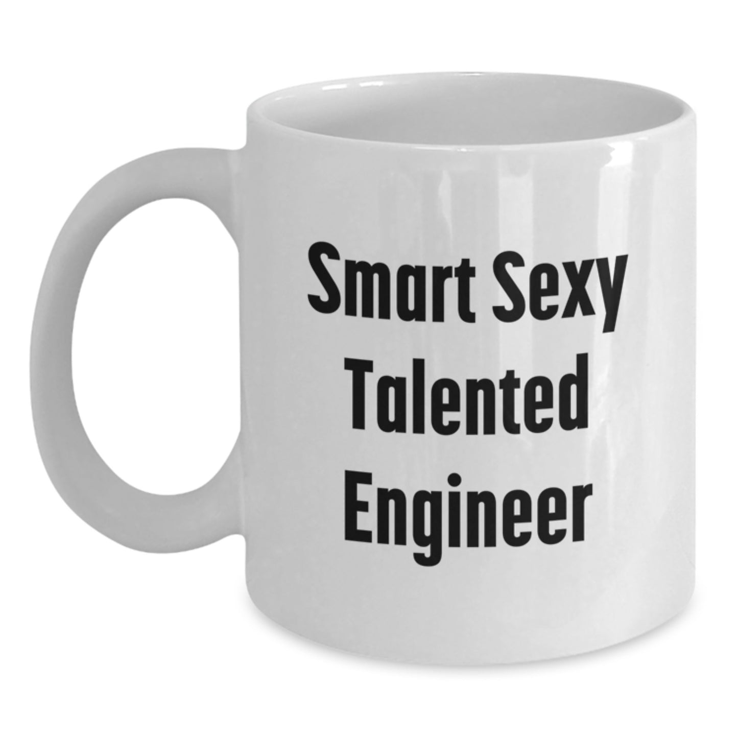 Inspirational Engineer Funny Quote White Coffee Mug Gifts from Friends for Birthday - Main