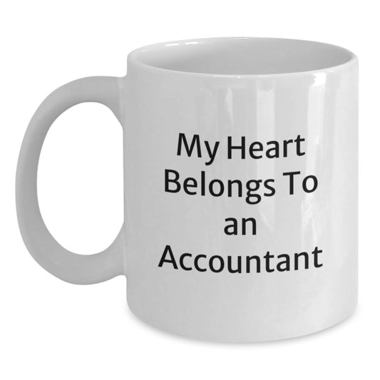 Funny Accountant White Coffee Mug Gifts from Friends for Christmas - Main