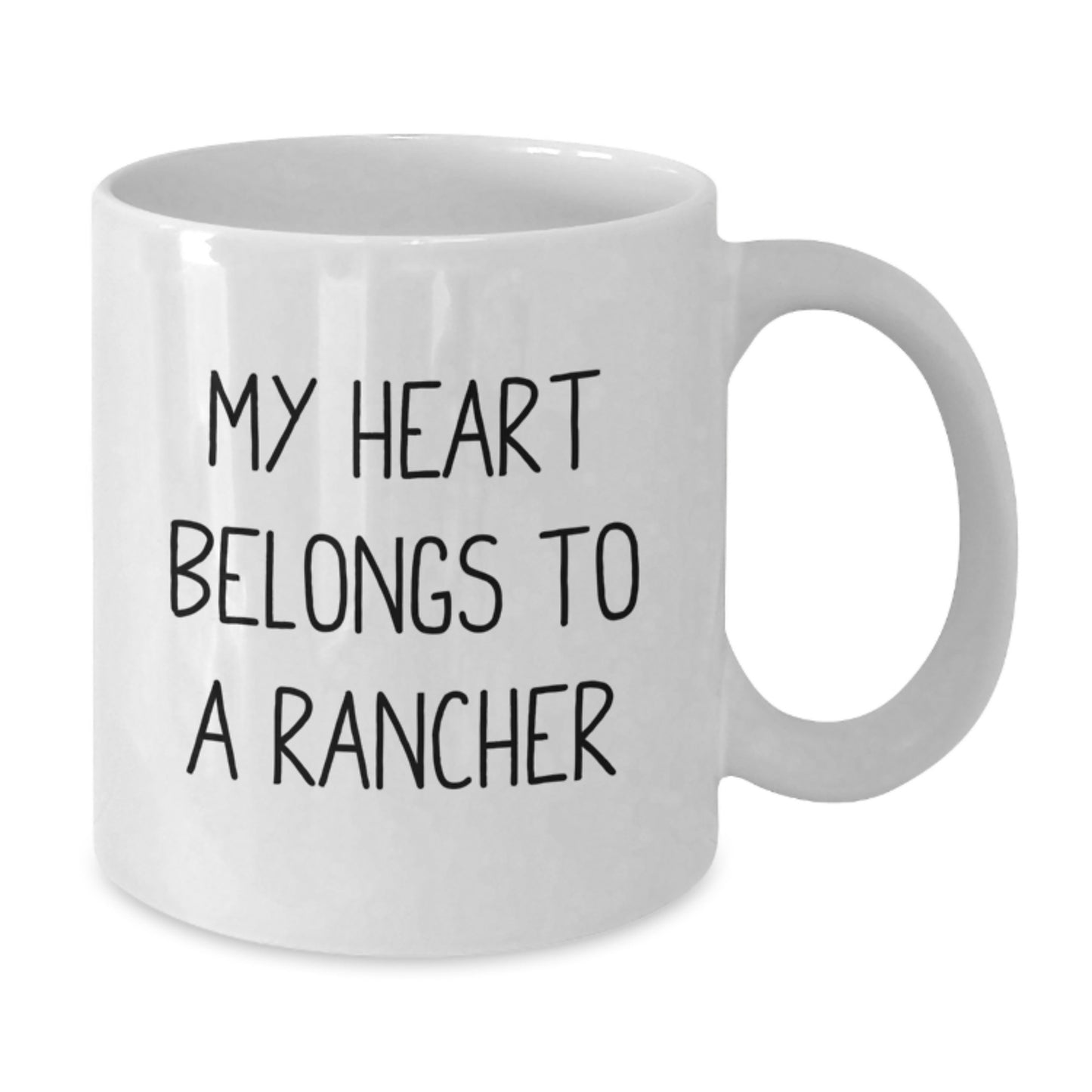 Funny Rancher Quotes Gifts from Men to Rancher Friends at Christmas Unique White Coffee Mug - Additional