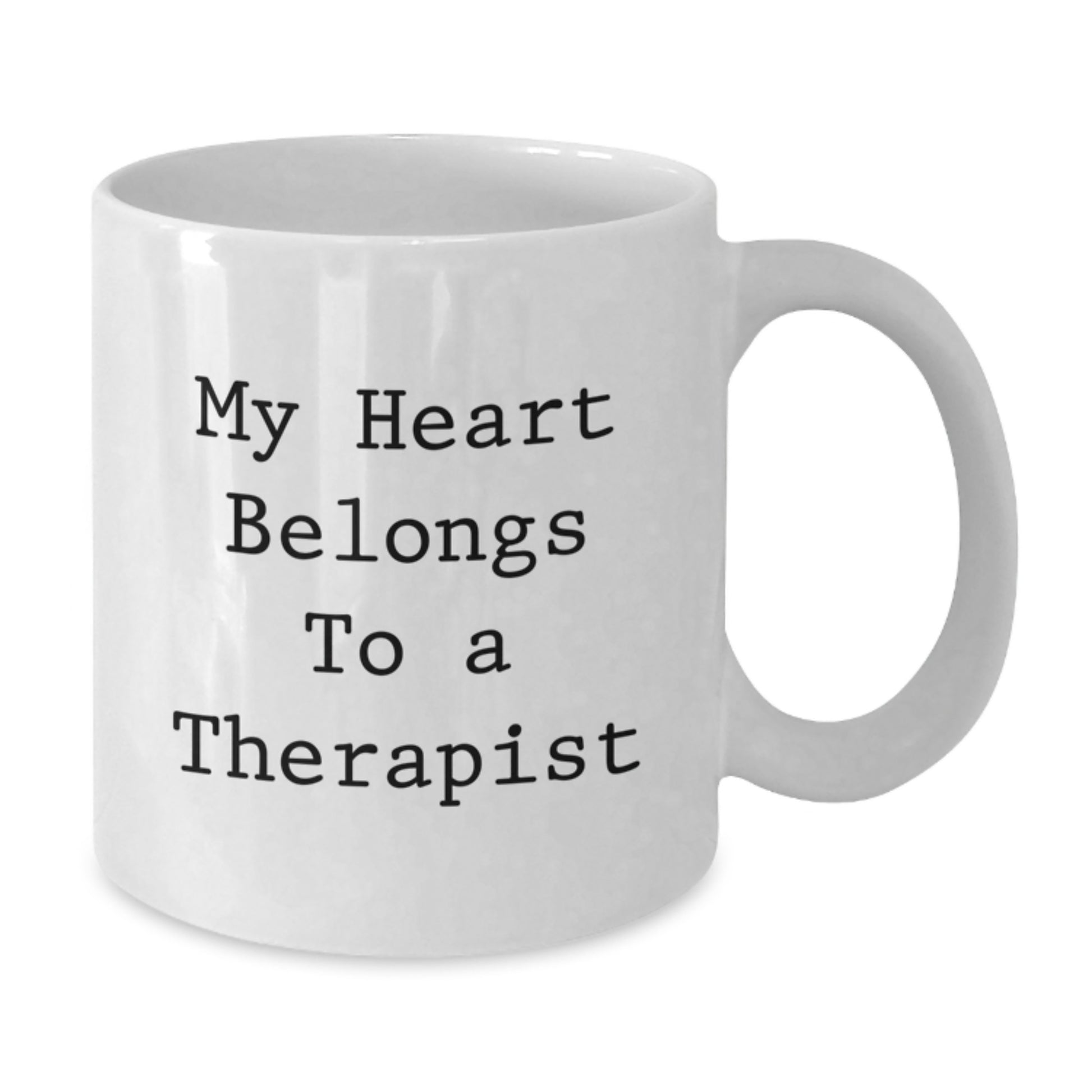 Funny Gifts from Men to Therapists, My Heart Belongs To A Therapist Christmas Unique Gifts for Therapists - Additional