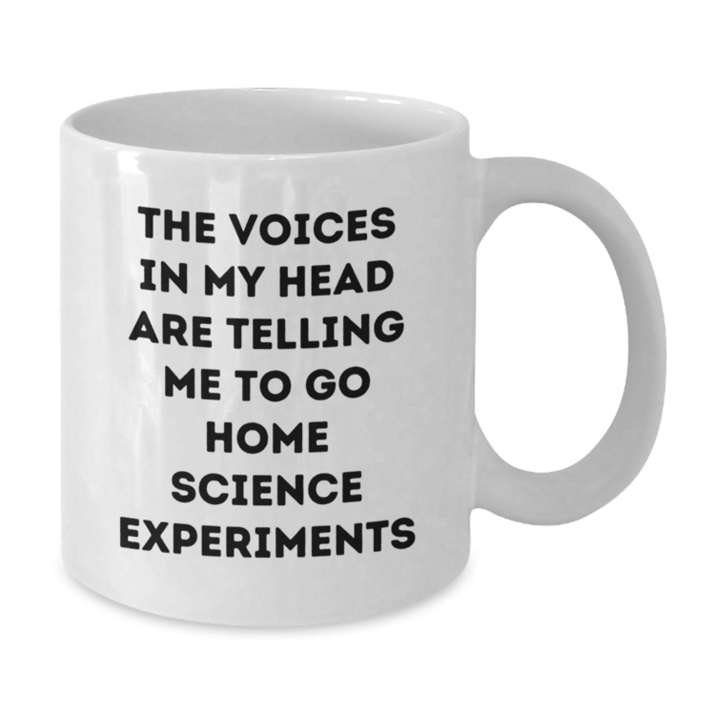 Home Science Experiments Mugs Gifts from Men, Women, Friends, Coworkers, Family - The Voices In My Head Are Telling Me To Go Home Science Experiments Christmas Unique Gifts - Additional