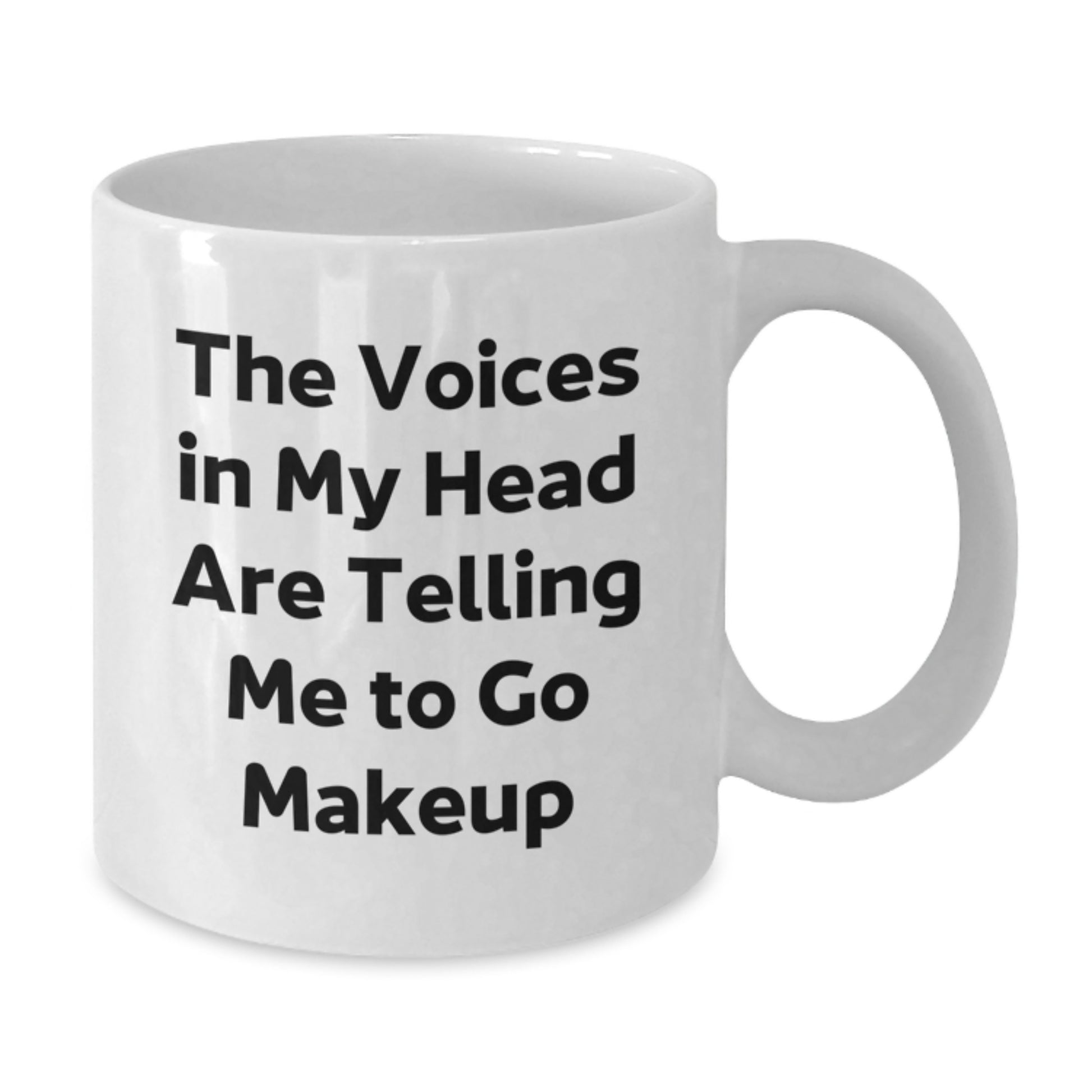Funny Makeup Lover Gifts from Men to Women, White Coffee Mug for Makeup Enthusiasts, Unique Christmas Unique Gifts for Friends and Family - Additional