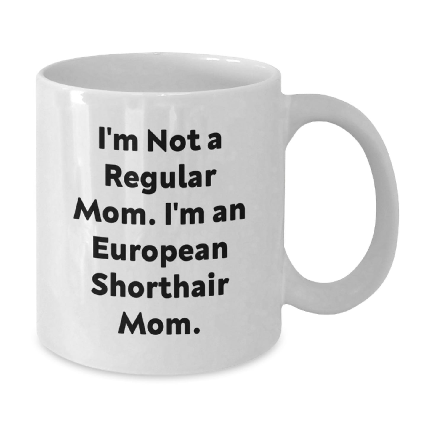 European Shorthair Cat Lover Gifts from Mom Friends for Mom Christmas Unique Mugs - Additional
