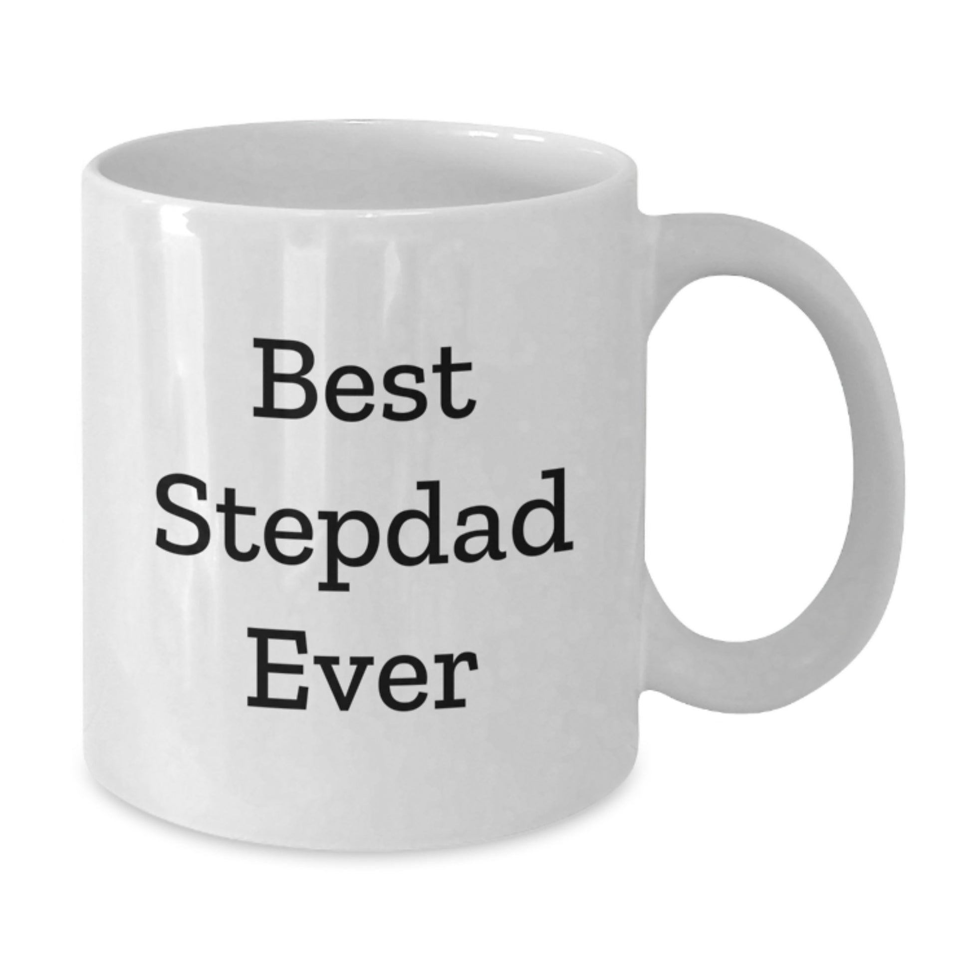 Funny Stepdad Gifts for Him, Best Stepdad Ever White Coffee Mug, Christmas Unique Presents from Family - Additional