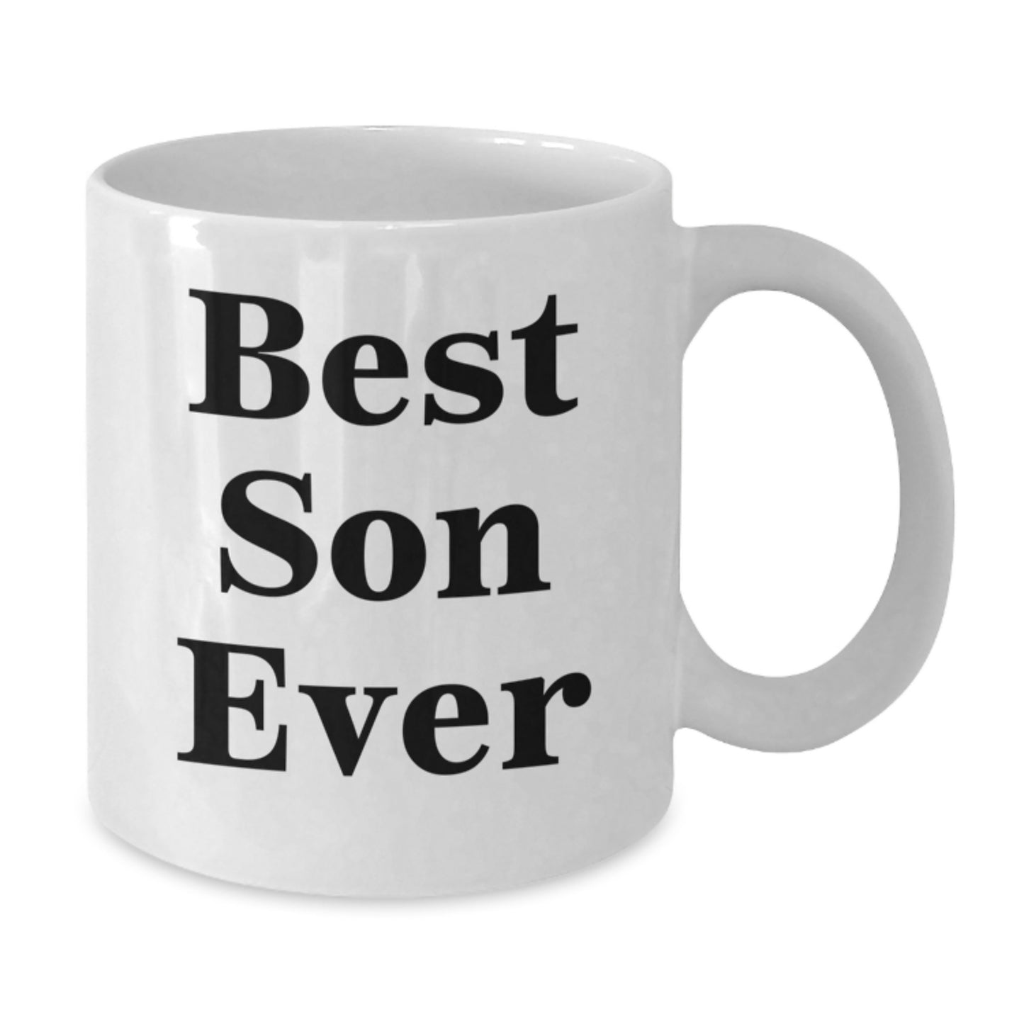 Funny Son Gifts from Mom and Dad, Best Son Ever Coffee Mug for Christmas Unique Gifts, White Ceramic 11oz or 15oz Capacity - Additional