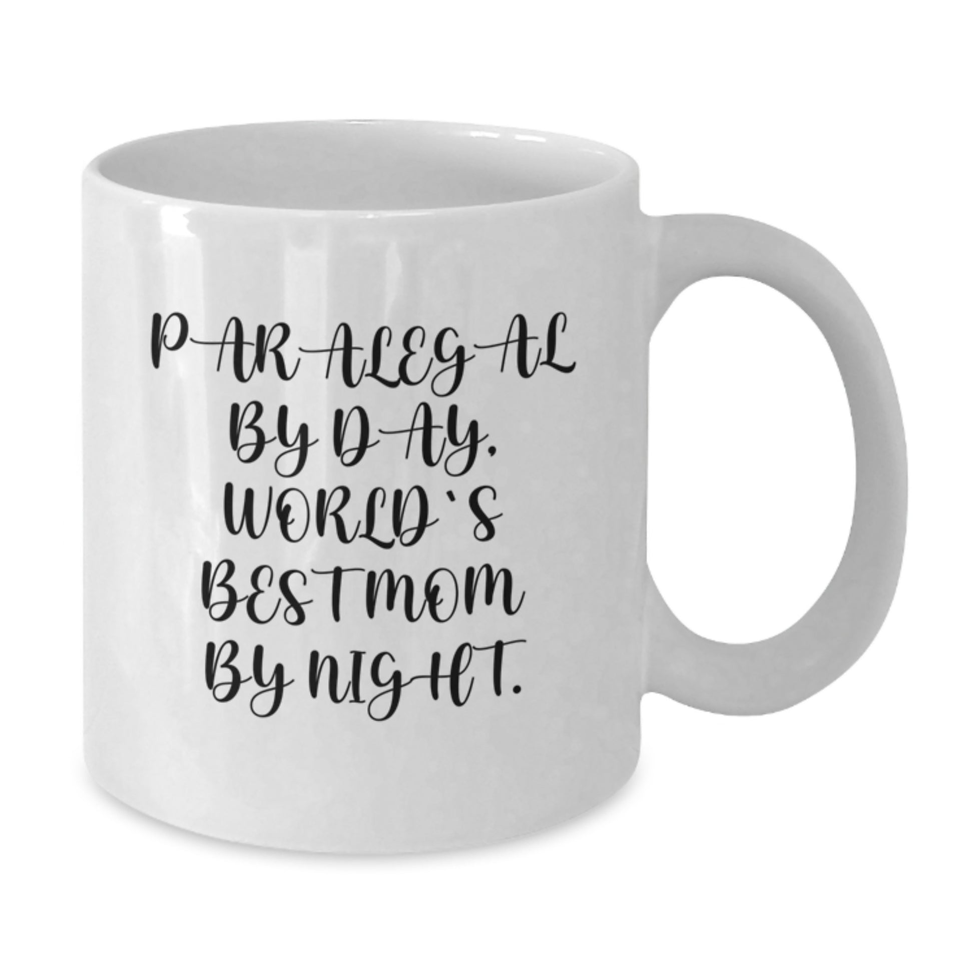 Paralegal Gifts for Christmas, Funny Quote White Coffee Mug, Gifts from Mom to Paralegal Daughter - Additional