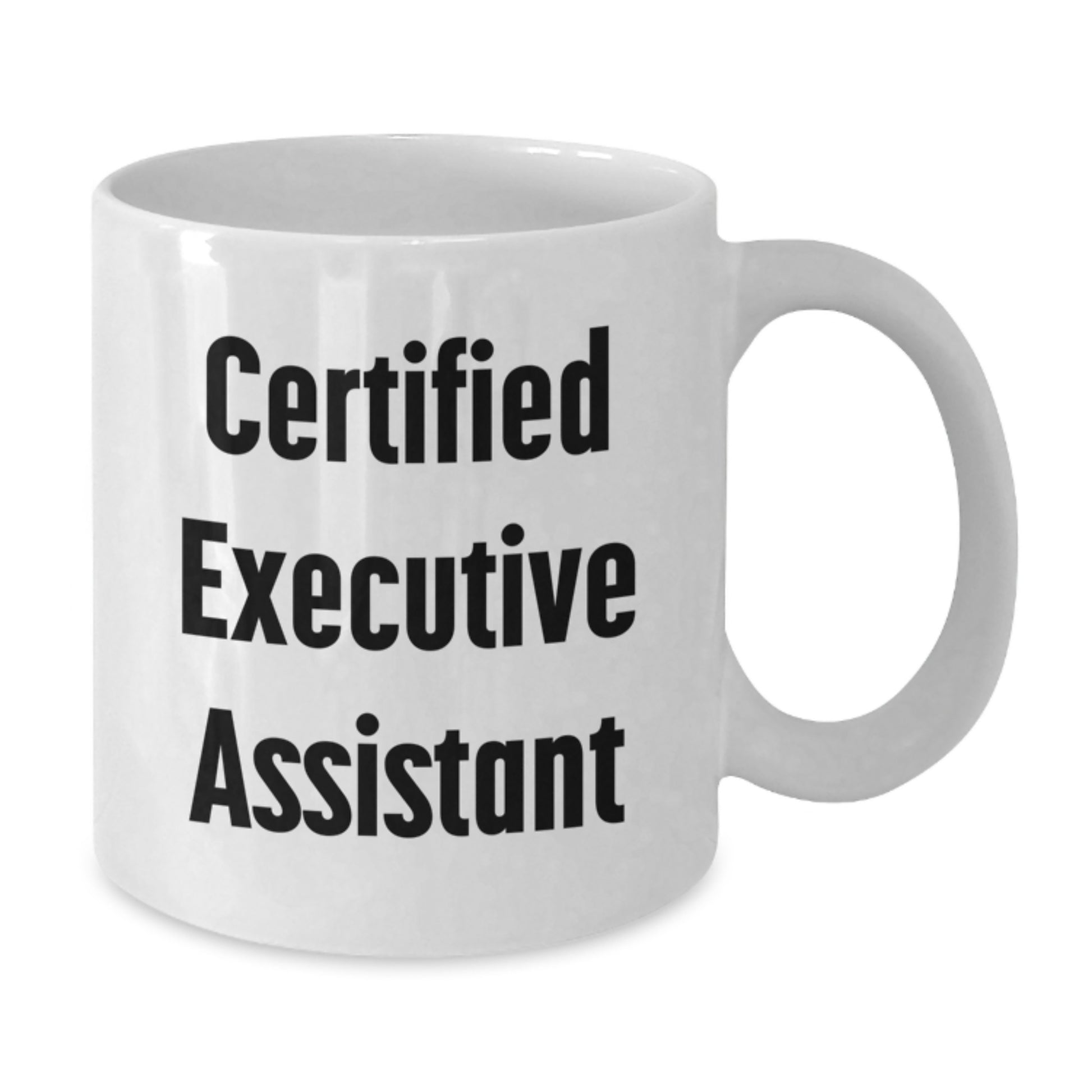 Funny Executive Assistant Gifts from Friends to Coworkers White Coffee Mug for Graduation, 'A Certified Executive Assistant is like a Unicorn, Rare and Magical' - Additional