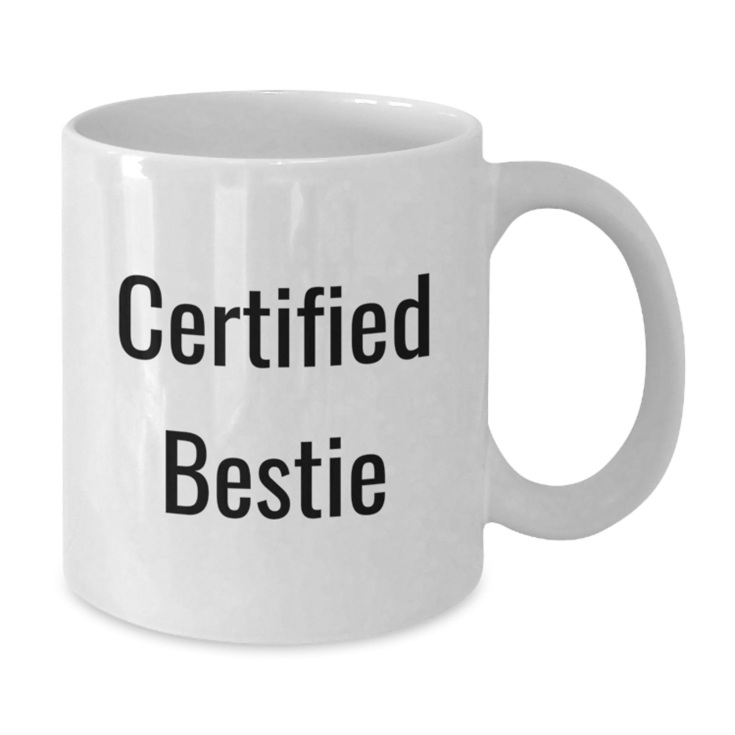 Funny Bestie Gifts for Christmas - Gift from Bestie for Women Men Friends Family - White Coffee Mug Quote 'You're My Bestie', 'Bestie Gifts' - Additional