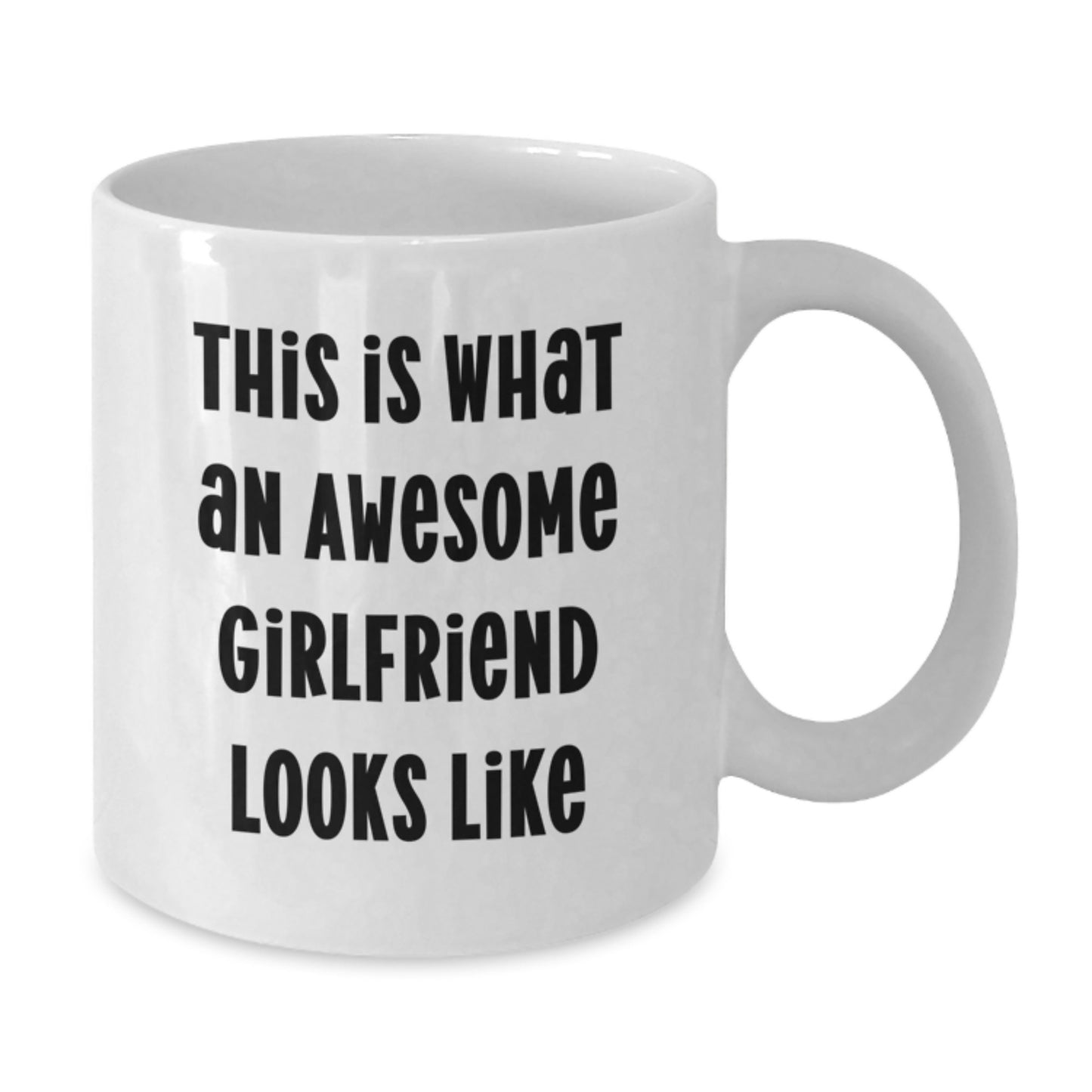 Funny White Coffee Mug for Sweetheart's Graduation Gifts from Men to Women, 'This Is What An Awesome Sweetheart Looks Like' Quote, Personalized Gifts for Sweethearts - Additional