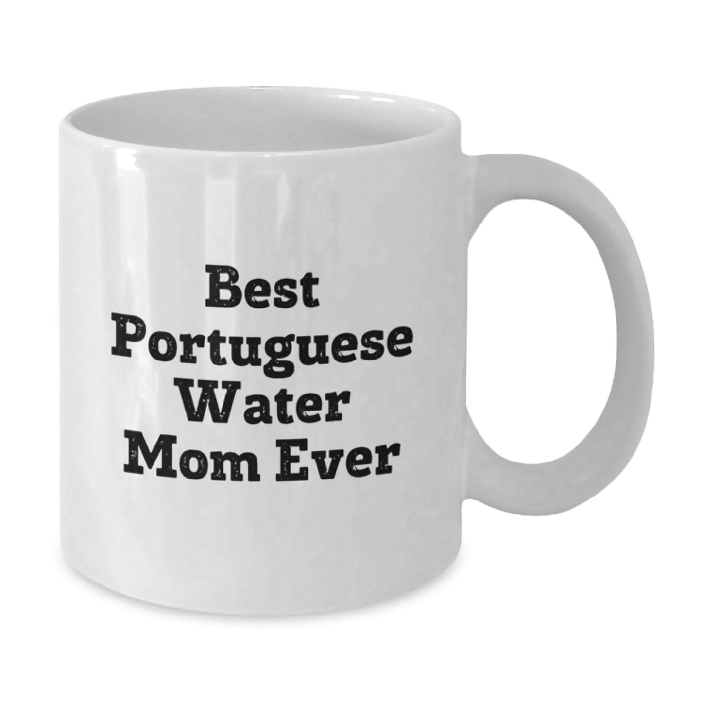 Funny Portuguese Water Dog Mom Gifts from Friends for Portuguese Water Dog Lovers Birthday Unique White Coffee Mugs - Additional