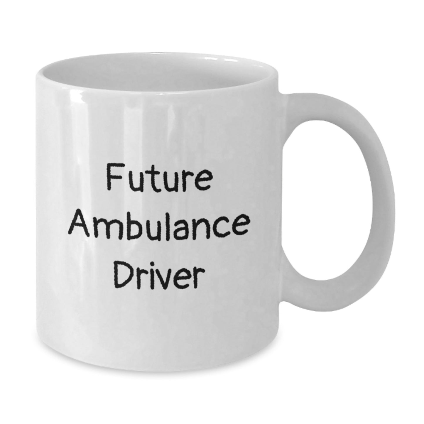 Funny Ambulance Driver Gifts for Men, White Coffee Mug, 'Future Ambulance Driver, Save Lives, One Cup at a Time' Christmas Unique Gifts from Friends - Additional