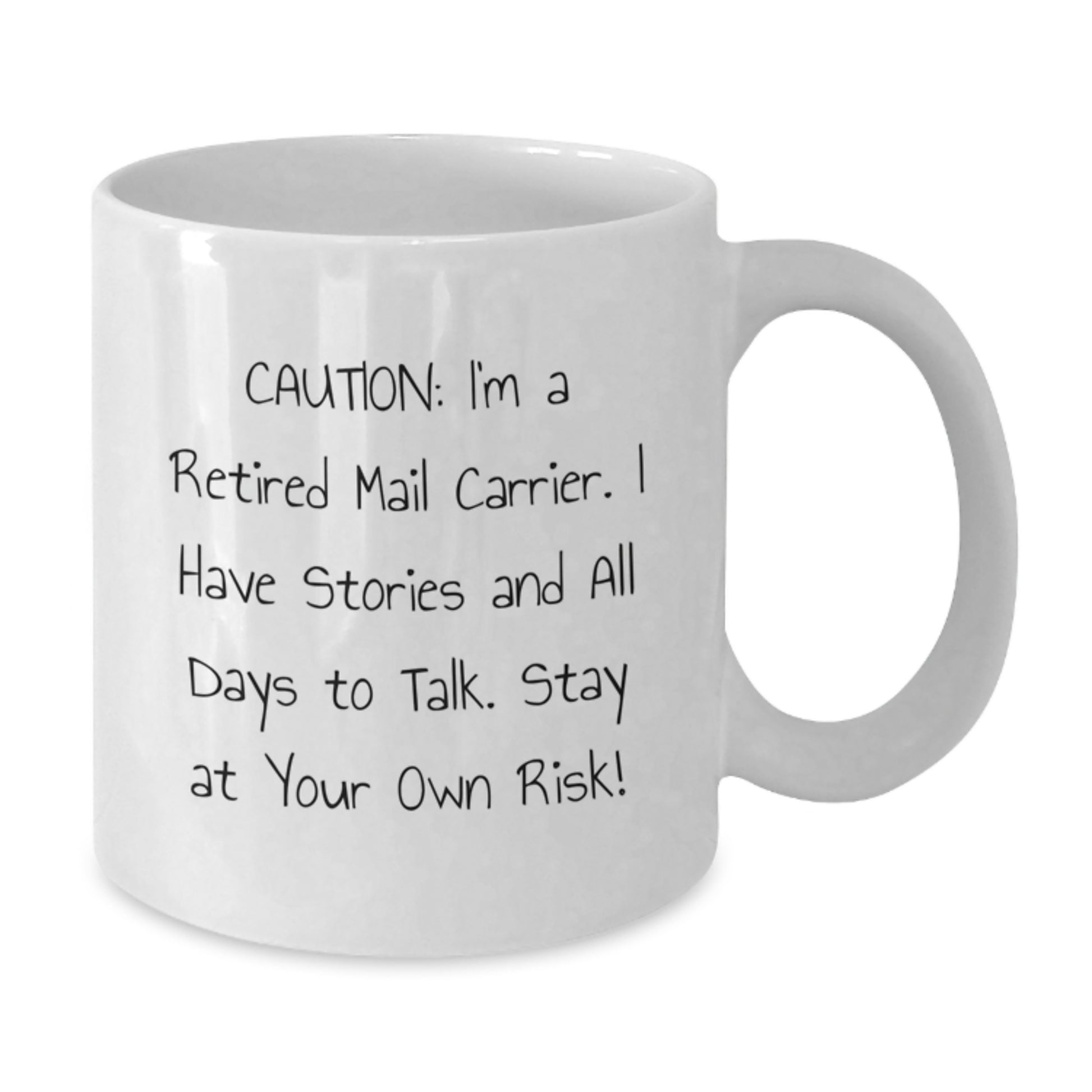 Funny Mail Carrier Mug Gifts for Men from Friends and Family - Stay at Your Own Risk! - Additional