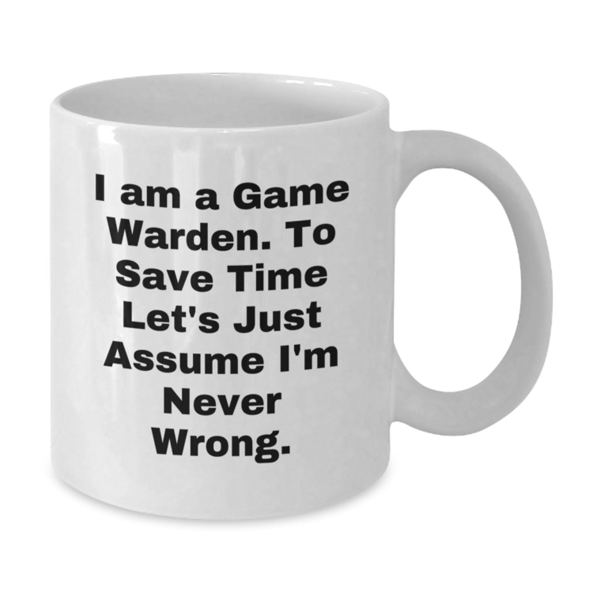 Funny Game Warden Mugs Gifts from Men to Family Members at Christmas Unique - Additional