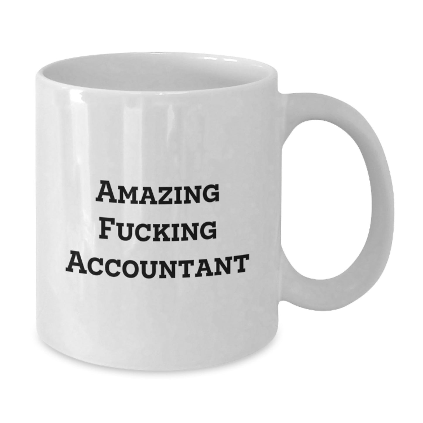 Funny Accountant White Coffee Mug Gifts from Friends for Accountant, Amazing Quote, Perfect for Christmas Morning - Additional