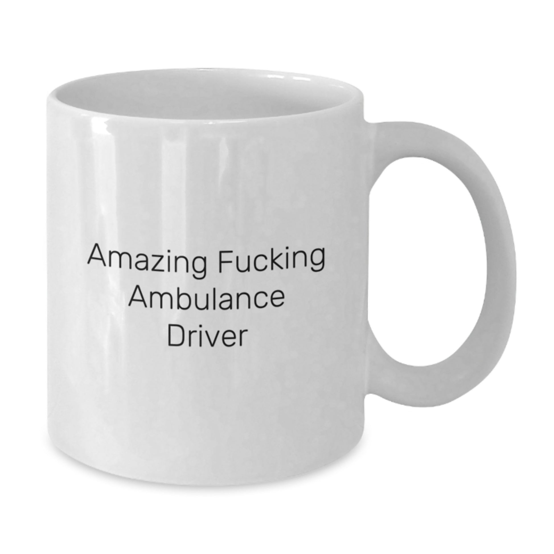 Funny Ambulance Driver Gifts from Men, Unique White Coffee Mug for Ambulance Driver, Christmas Unique Gifts - Additional