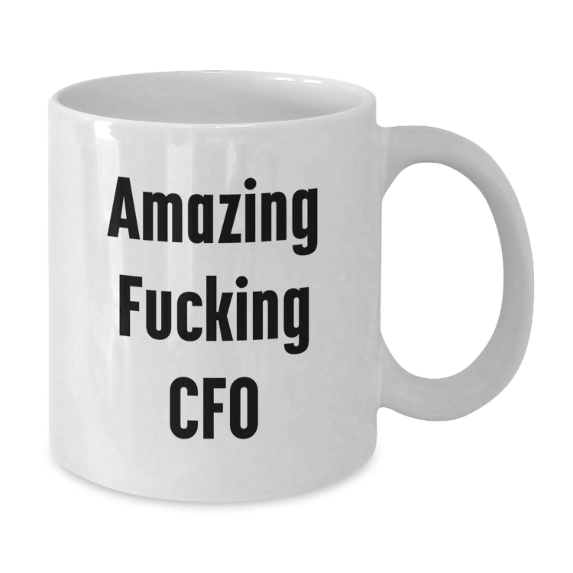 Funny Gifts for CFO, Unique White Coffee Mugs, CFO Christmas Unique Gifts from Friends - Additional