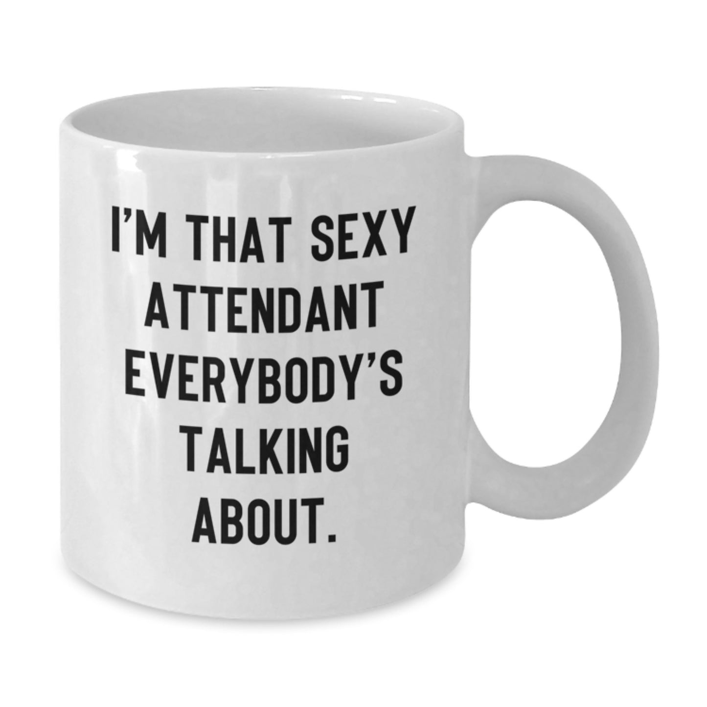 Funny White Coffee Mug Gifts for Attendant Men Women Friends Christmas Unique Gifts from Family and Friends - Additional