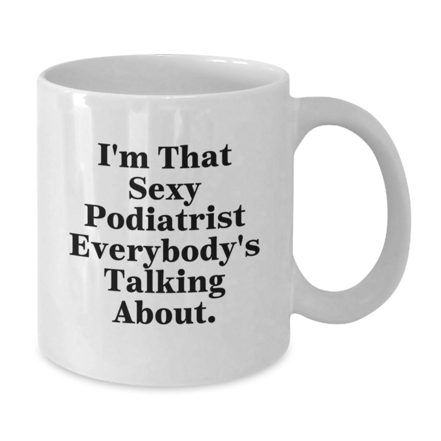 Funny Podiatrist Gifts for Christmas Unique White Coffee Mug from Friends - Additional