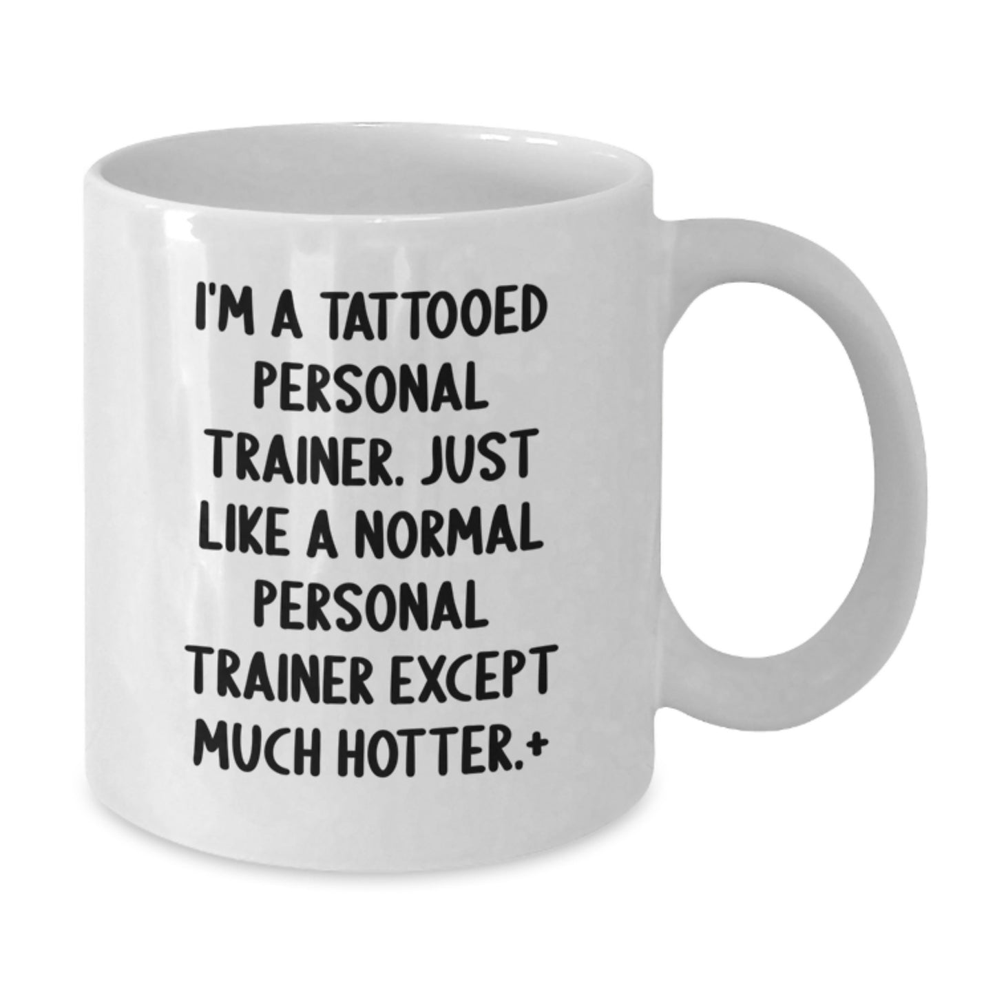 Funny Personal Trainer Gifts for Men, White Coffee Mug, Christmas Unique Presents from Friends to Personal Trainer - Additional