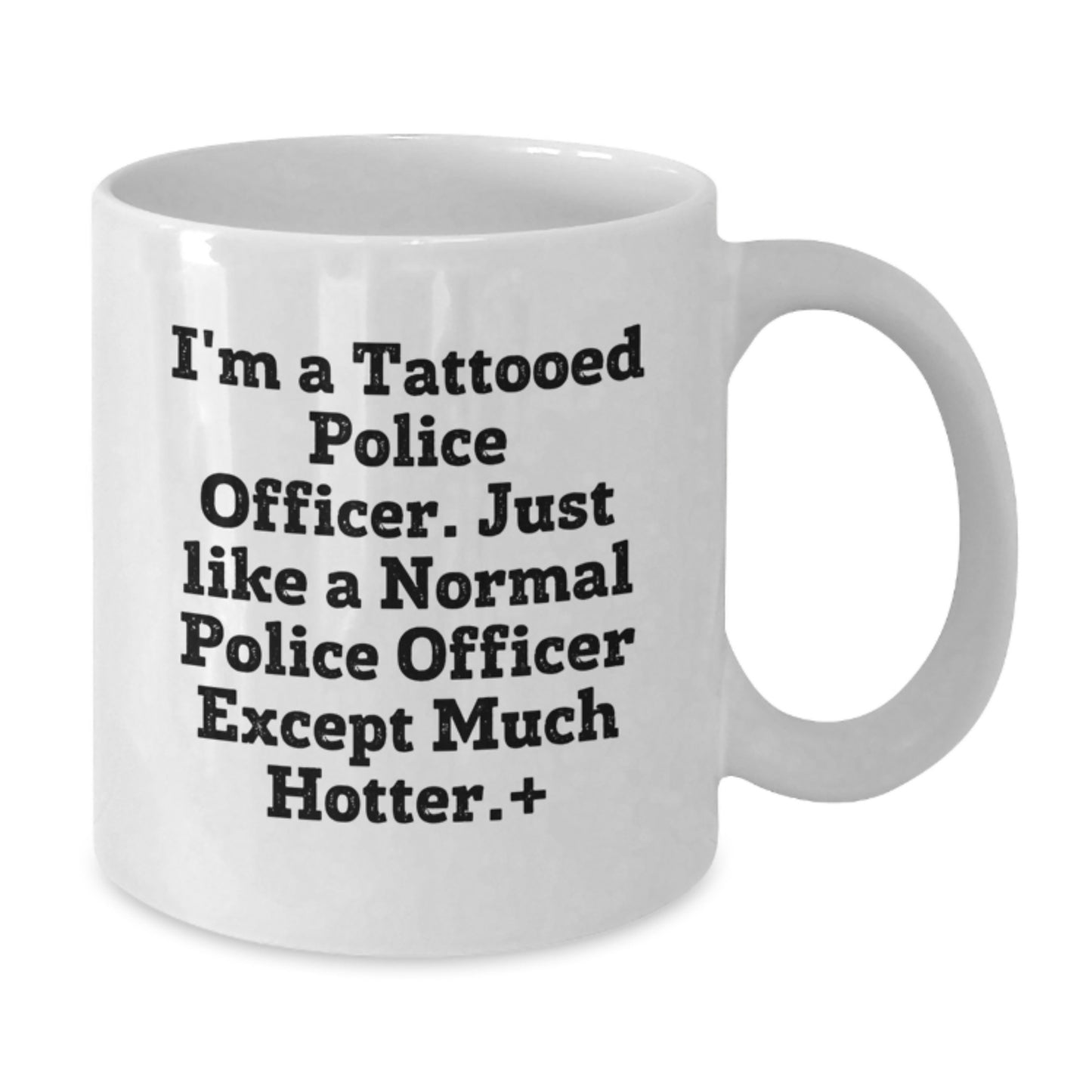 Funny Police Officer Gifts, White Coffee Mugs for Police Officer, Unique Christmas Unique Gifts from Men to Police Officer - Additional