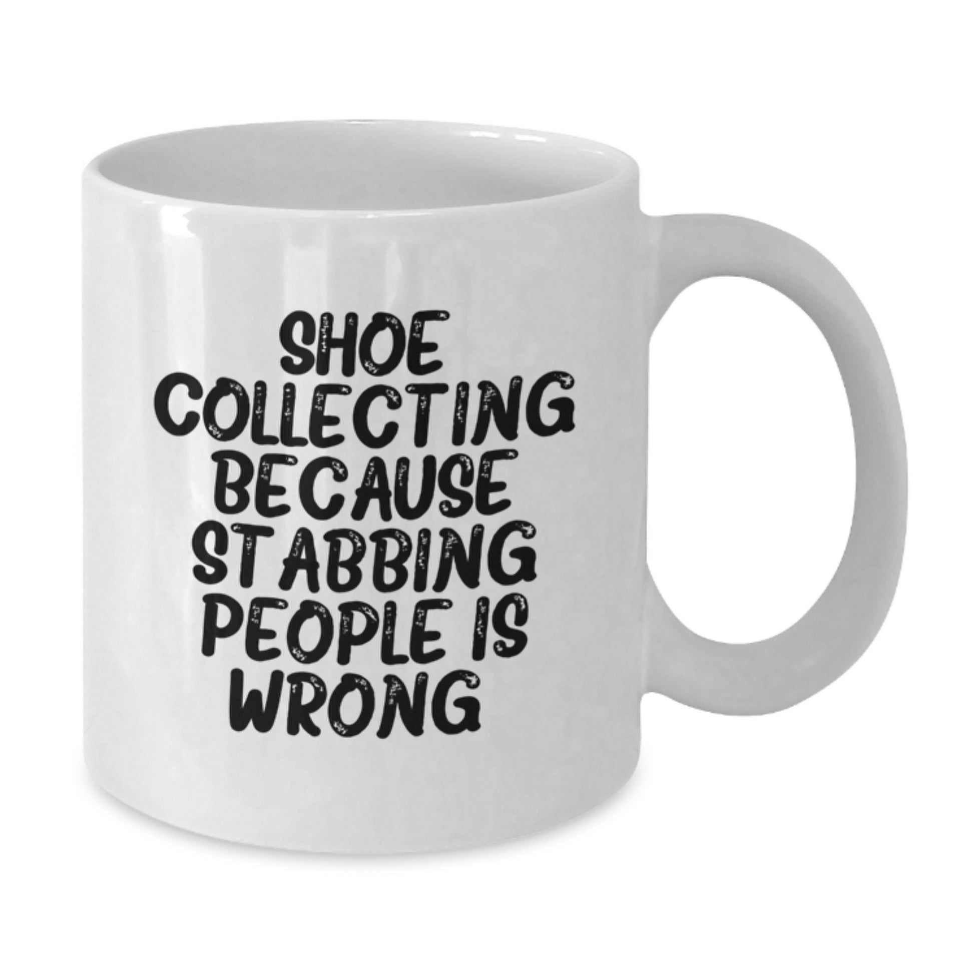 Funny Shoe Collecting White Coffee Mugs Gifts from Friends to Family on Christmas Unique Ideas - Additional