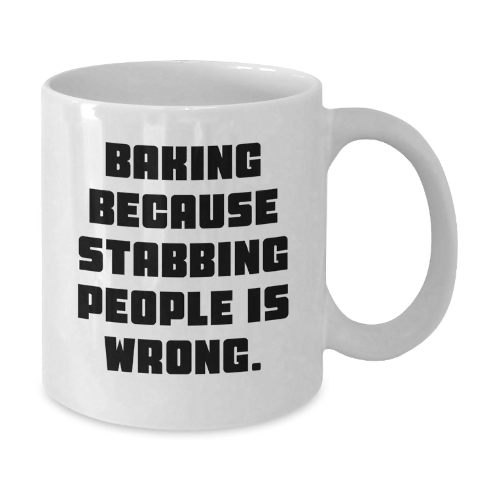 Funny Baking Gifts for Women from Men - White Coffee Mug with Baking Quote - Unique Christmas Memorable Presents - Additional