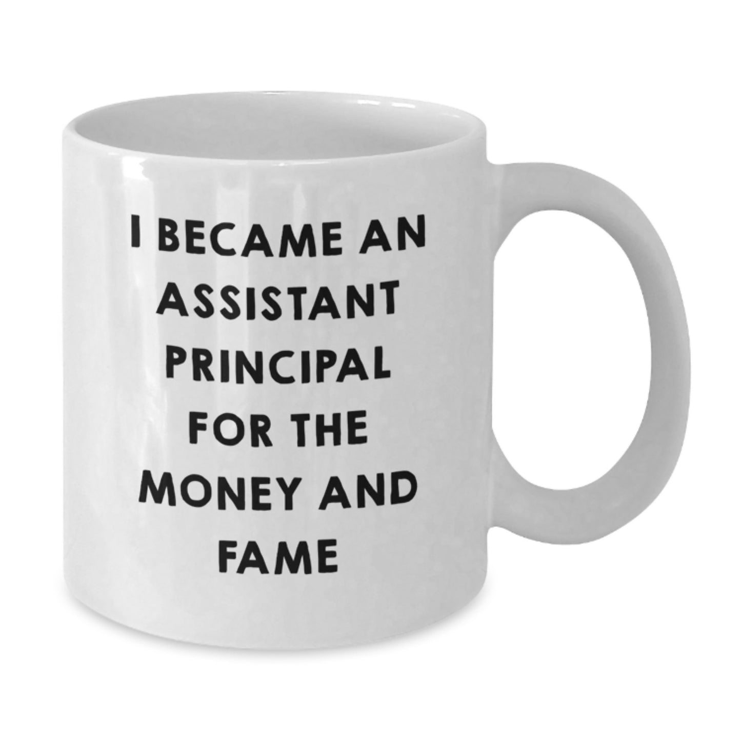 Funny Gifts from Friends, Assistant Principal Humor White Coffee Mug, Christmas Unique Gifts for Assistant Principals - Additional
