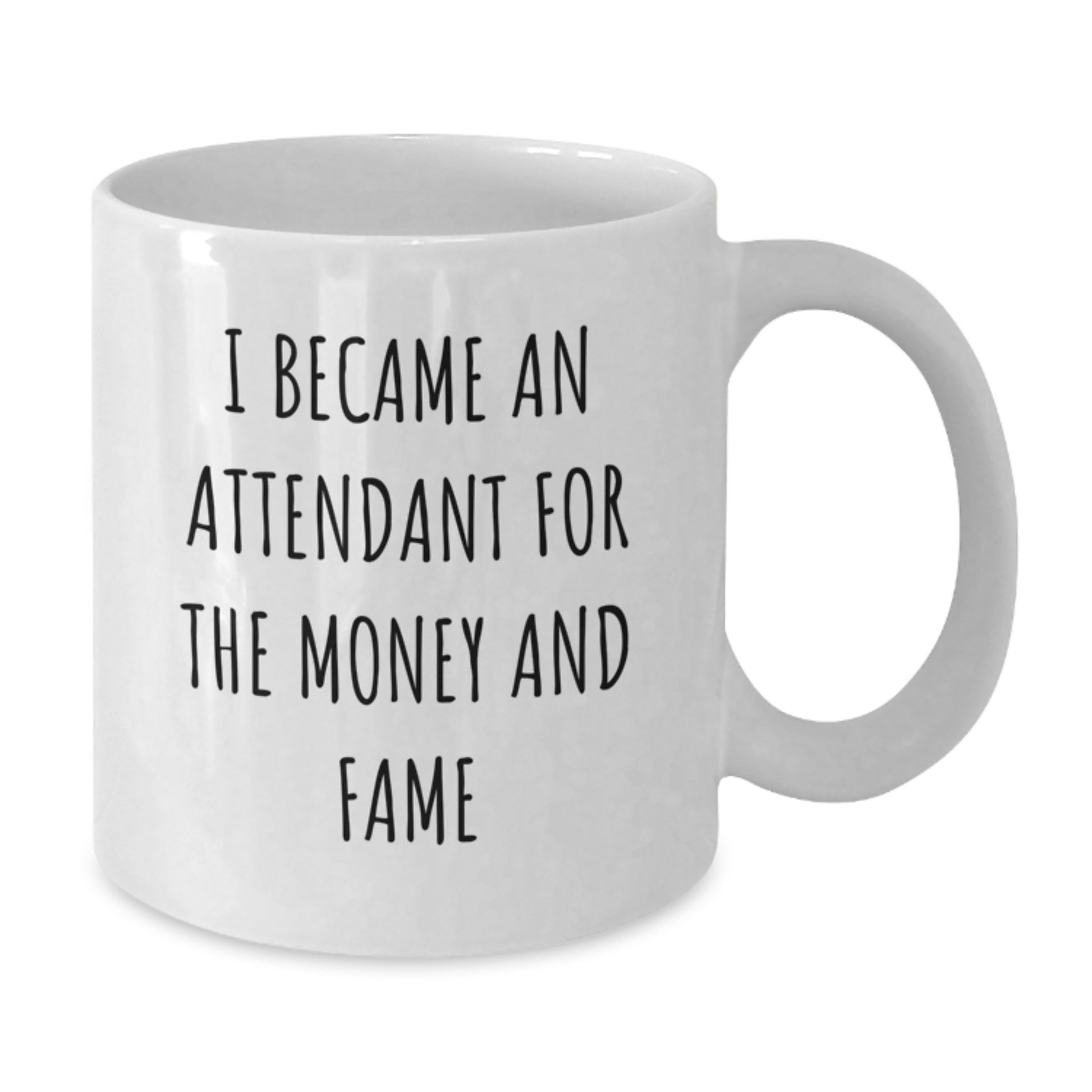 Funny Attendant Christmas Unique Gifts from Friends for Attendant Unique White Coffee Mug - Additional