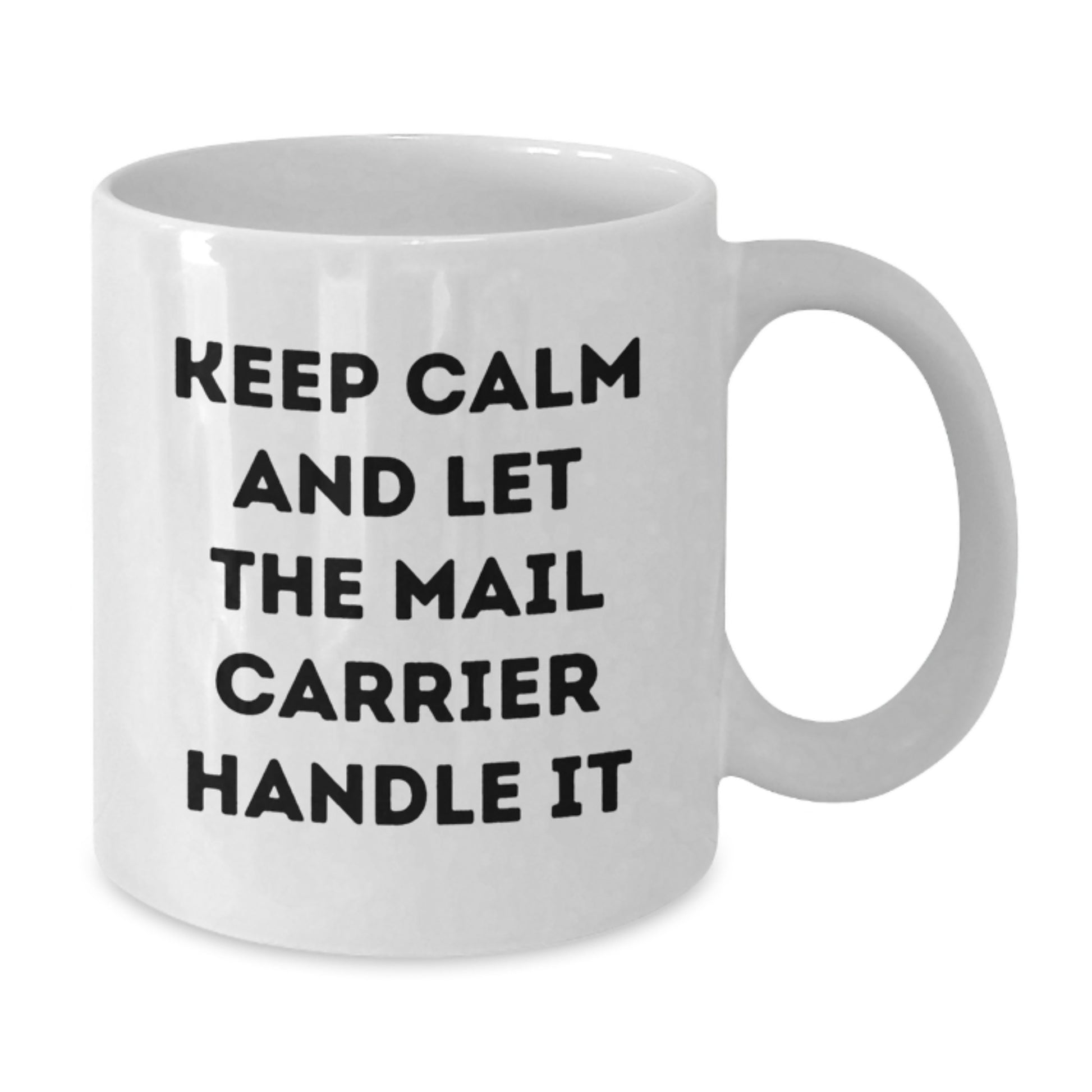 Funny Mail Carrier Gifts from Friends for Mail Carrier, White Coffee Mug, Christmas Unique - Additional