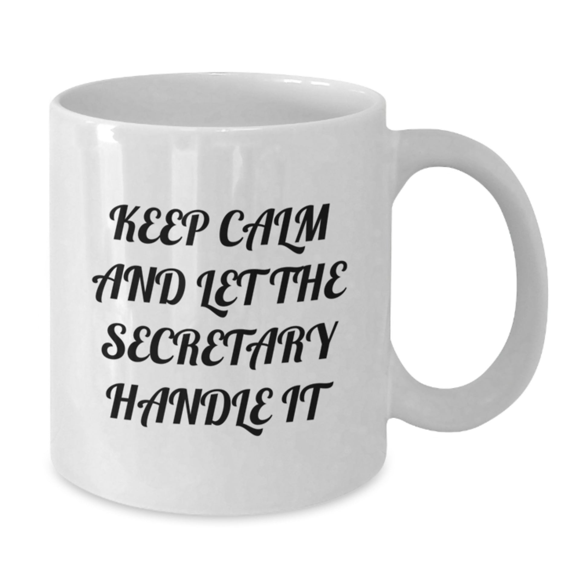 Funny Secretary White Coffee Mugs Gifts from Friends to Secretary at Christmas Unique Gifts - Additional