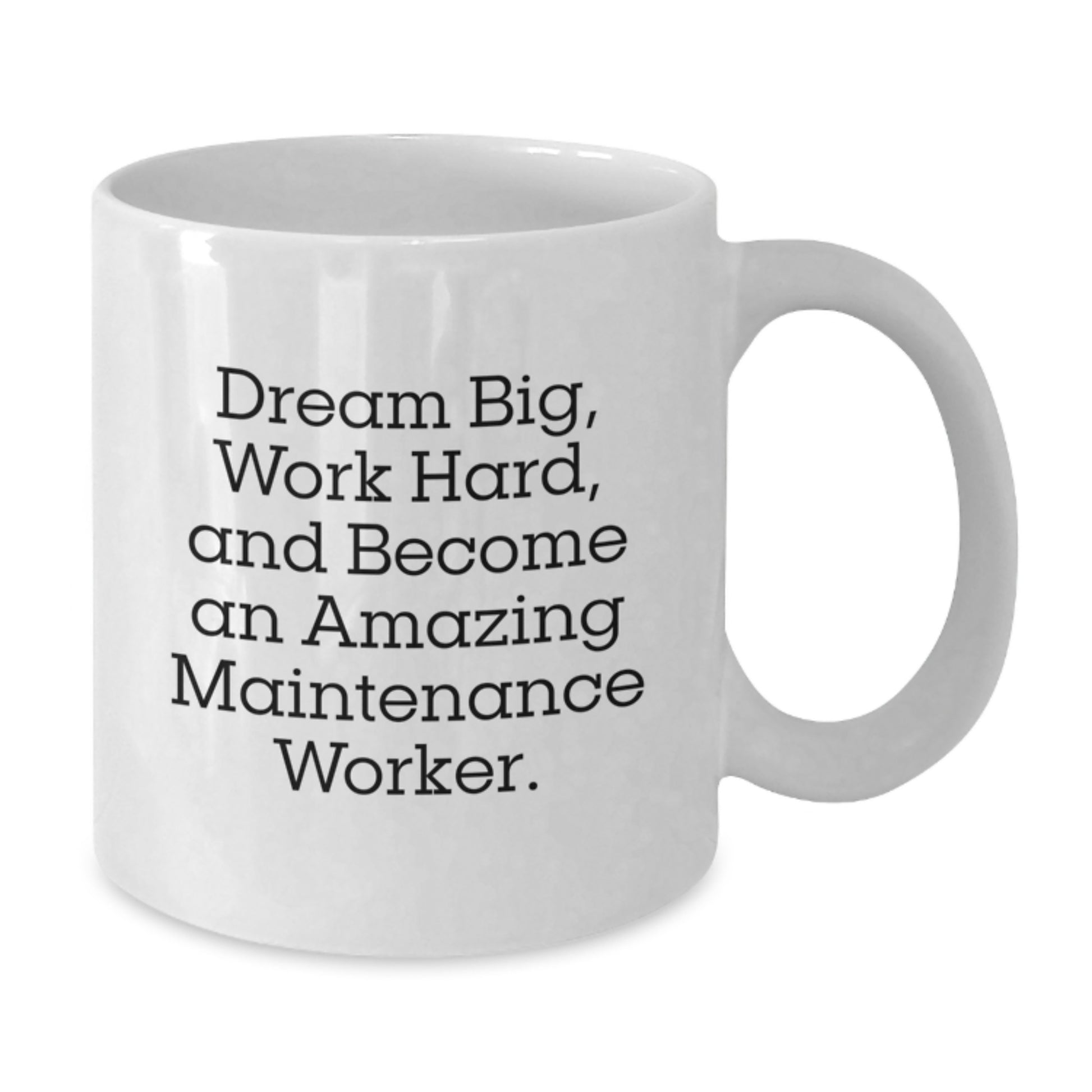 Unique Gifts for Maintenance Worker Men from Coworkers - Funny Maintenance Worker White Coffee Mug for Christmas Unique Gifts - Additional