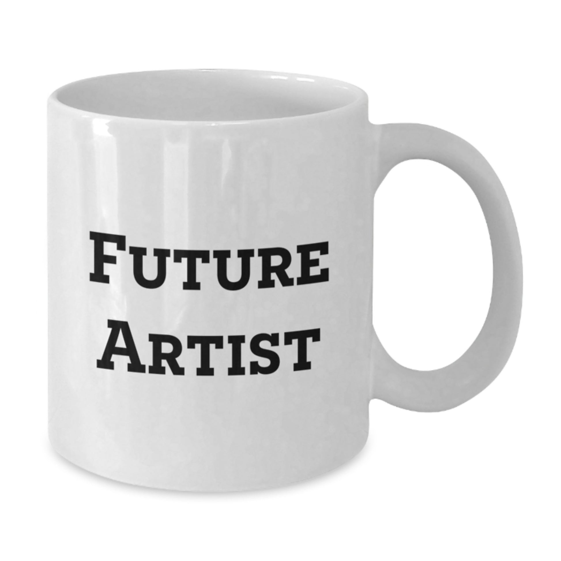 Funny Artist Gifts for Future Artist Graduation White Coffee Mug, Gifts from Friends, Gifts for Artist, Inspirational Quote - Additional
