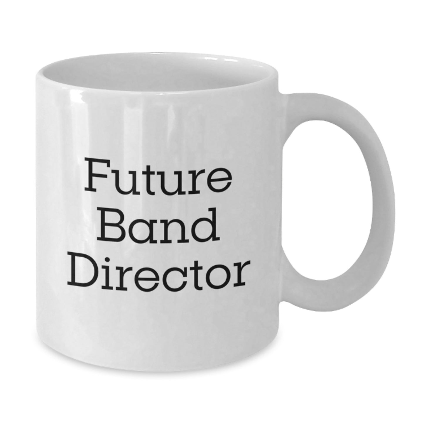 Funny Quote for Future Band Director White Coffee Mug Gifts from Men to Band Director Friends at Christmas - Additional
