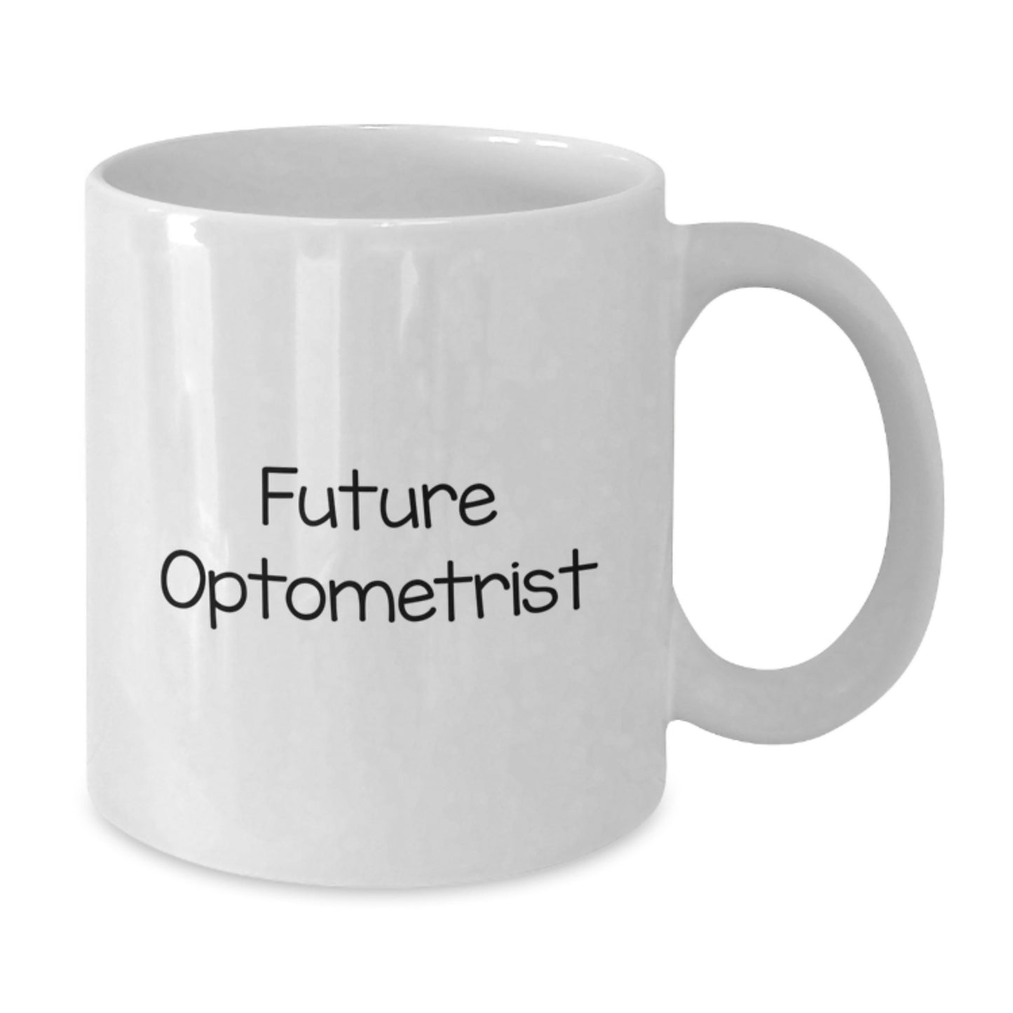 Funny Optometrist Gifts from Friends and Family - White Coffee Mug - Future Optometrist Christmas Unique Presents for Men and Women - Additional