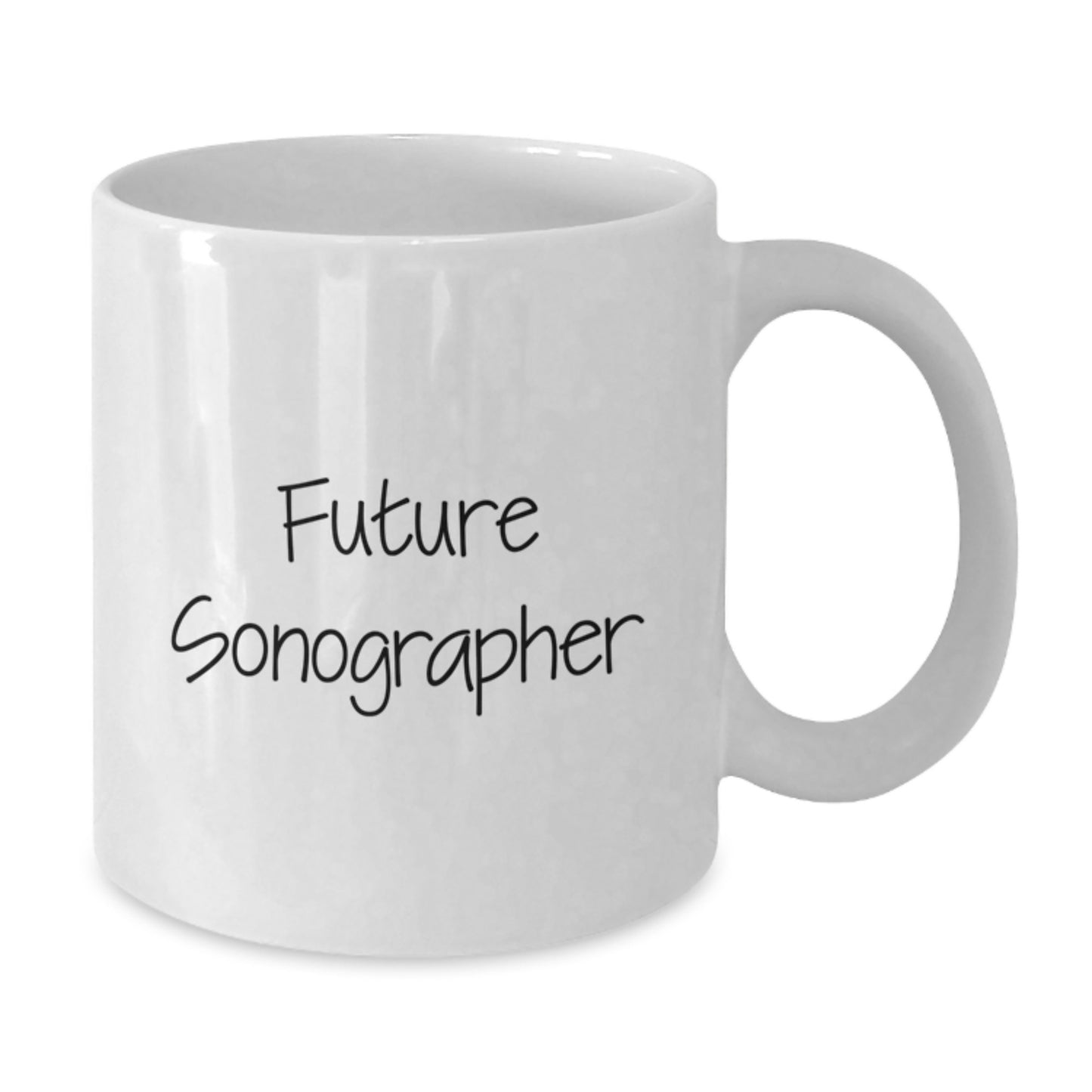 Funny Sonographer Gifts for Future Sonographers, White Coffee Mugs, Christmas Unique Gifts from Friends, Family, or Coworkers for Men or Women - Additional