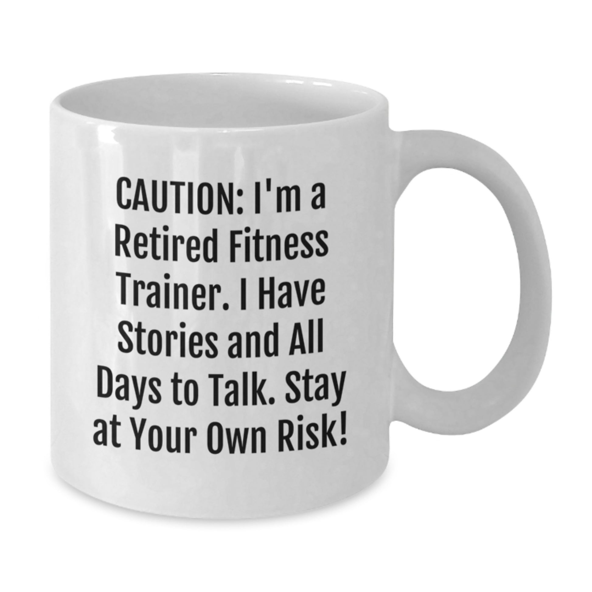 Funny Fitness Trainer White Coffee Mug, Gifts from Friends to Fitness Trainers, Best Christmas Unique Gifts for Men, Women, Coworkers, Family - Additional