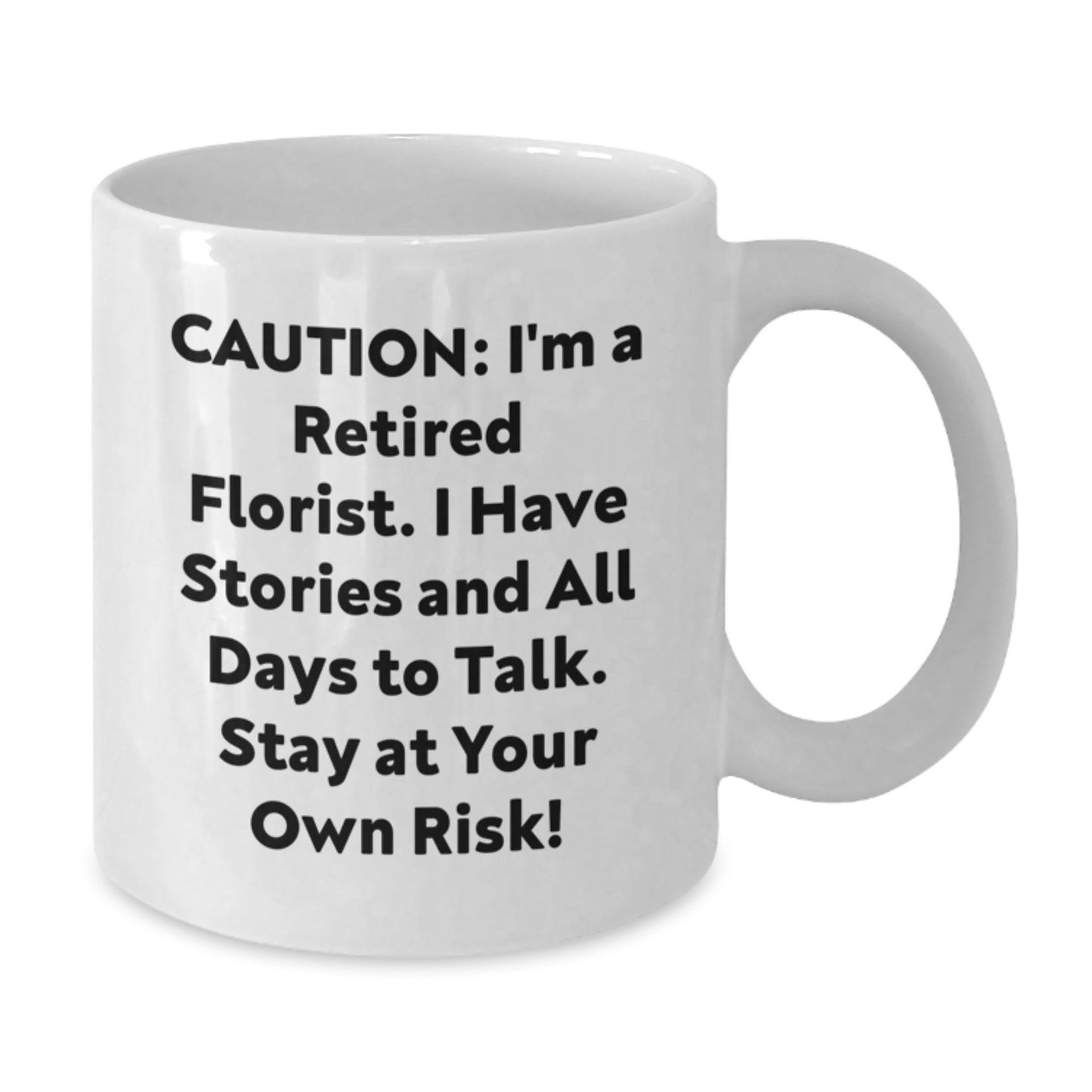 Funny Florist Gifts from Friends, White Coffee Mug for Florist, Christmas Unique Gifts - Additional