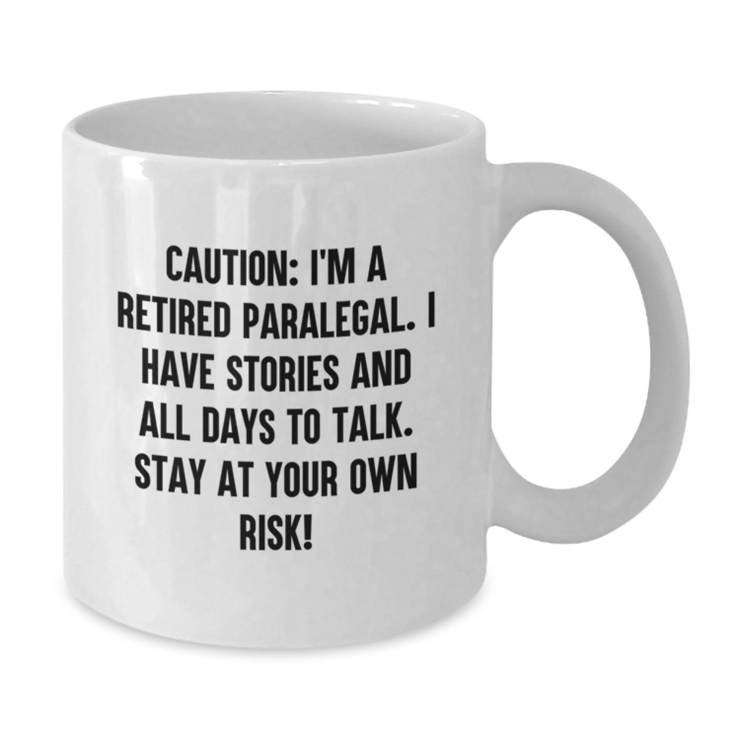 Funny Paralegal Gifts from Friends Christmas Unique Paralegal White Coffee Mugs - Additional