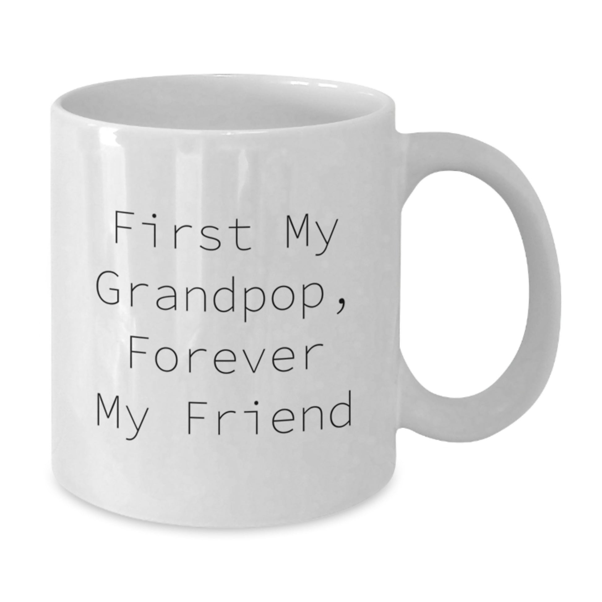 Funny Grandpop Quotes White Coffee Mug Gifts from Family to Grandpop for Christmas Unique - Additional