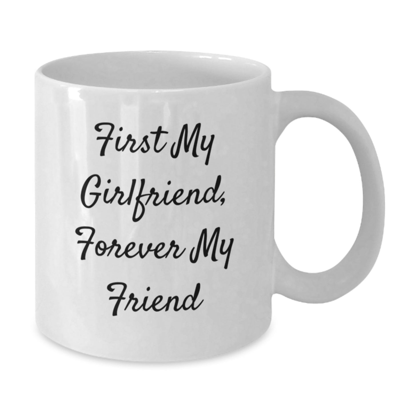 Funny Sweetheart White Coffee Mug Gifts from Men to Sweetheart, First My Sweetheart Forever My Friend Graduation Unique Gifts - Additional