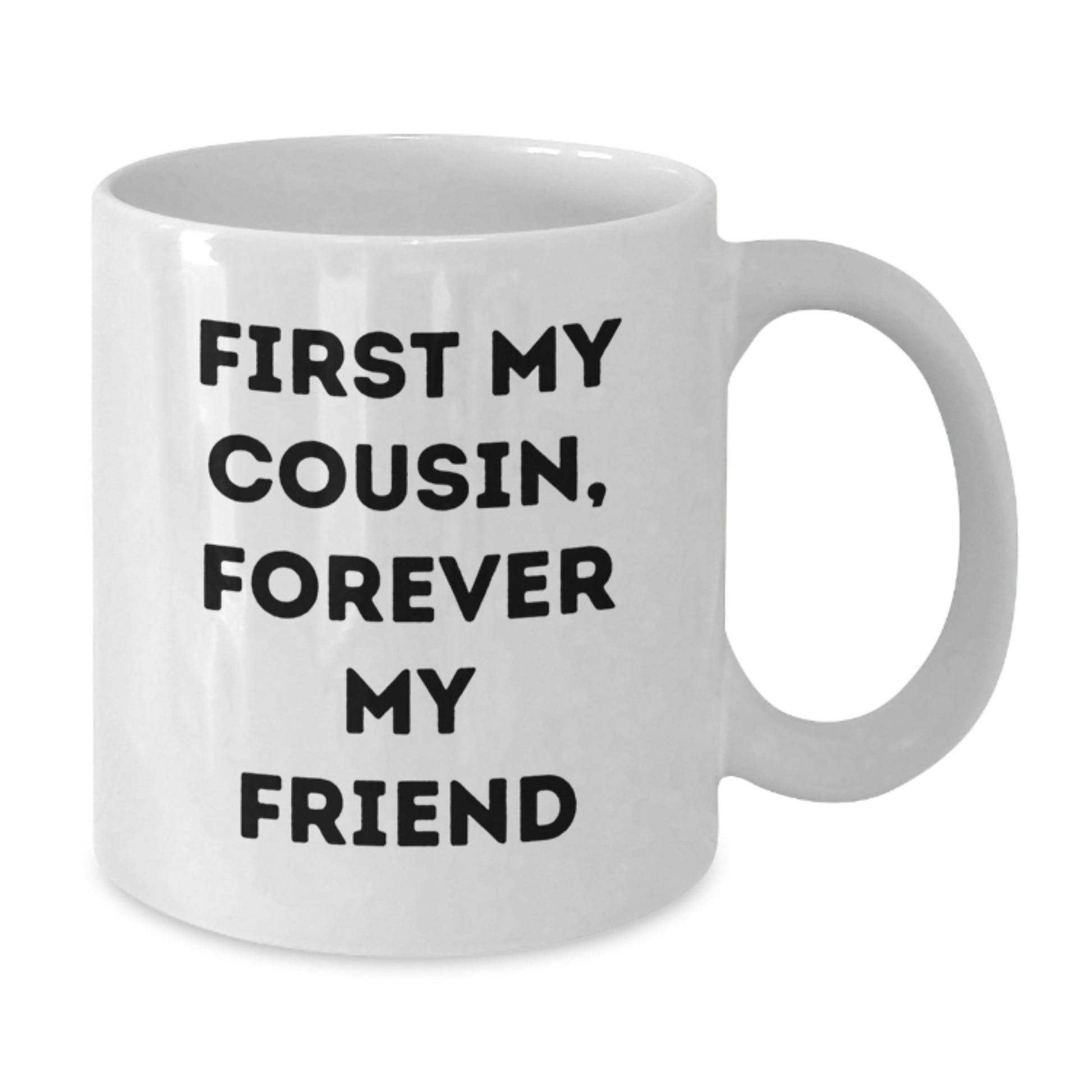 Funny Cousin Gifts from Men to Cousins, White Coffee Mugs with Cousin Quote, Unique Christmas Unique Gifts for Cousins - Additional
