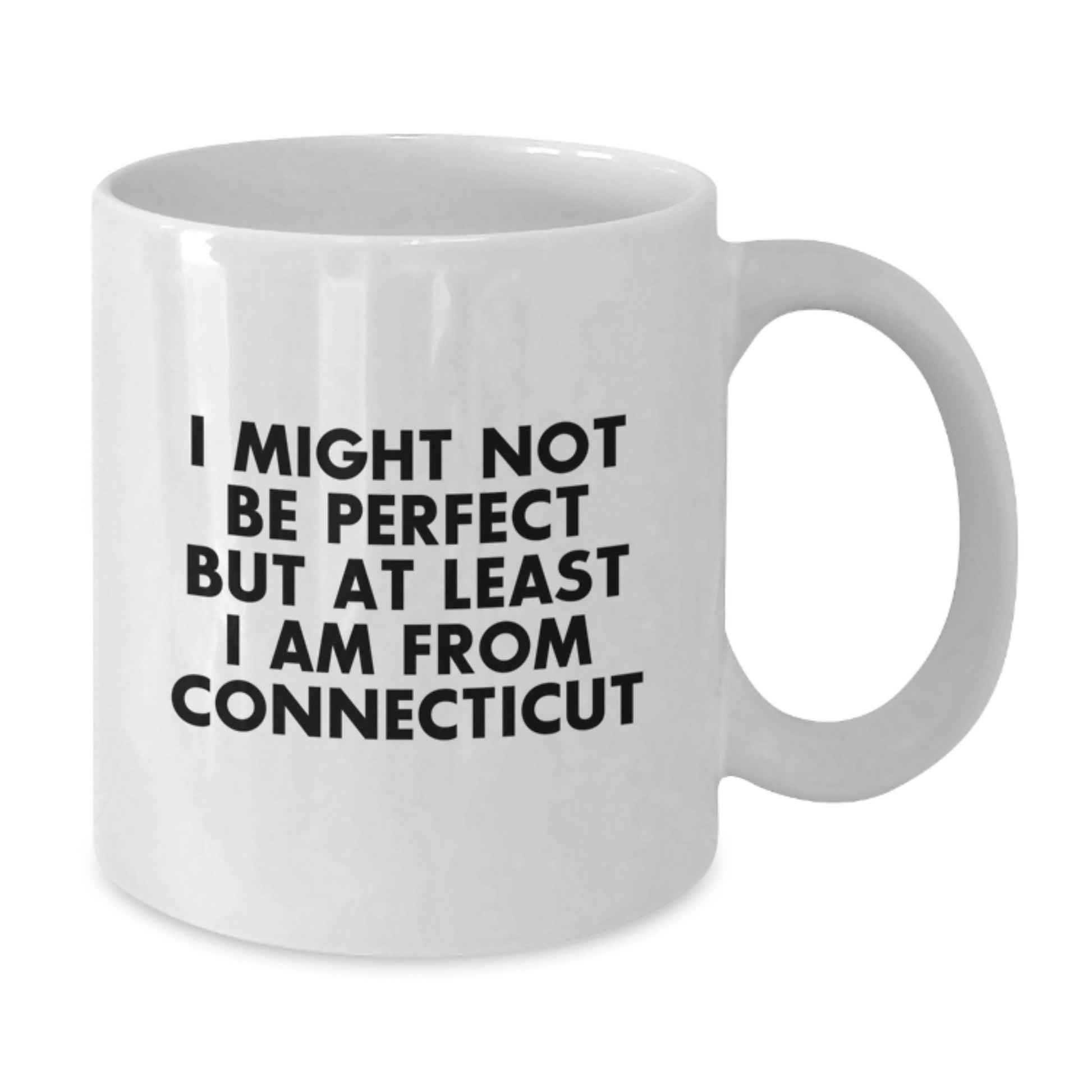 Funny Connecticut White Coffee Mugs Gifts from Men to Family Members at Christmas - Additional