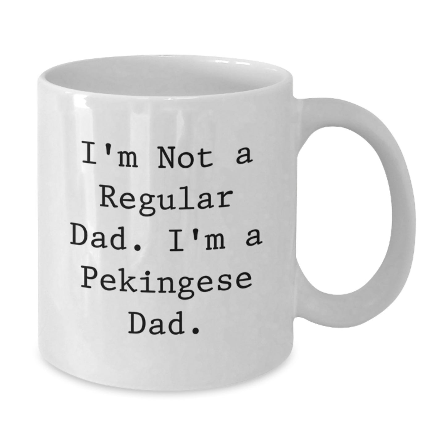 Pekingese Dad White Coffee Mug Funny Gift for Dog Lover Men Friends Family - Additional