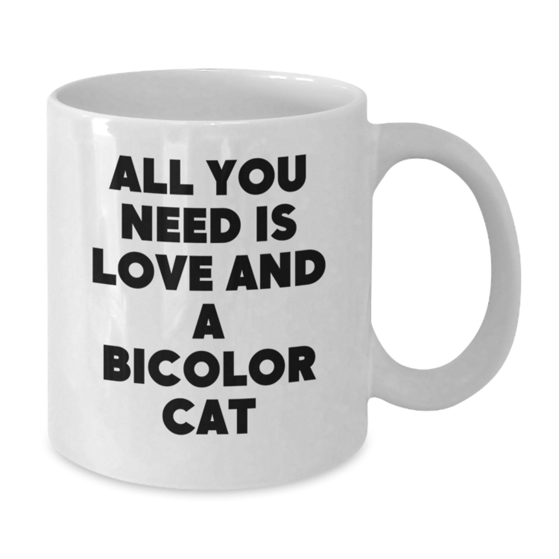 Bicolor Cat White Coffee Mug, Funny Quote for Cat Lovers, White Coffee Mug with Christmas Unique Gifts for Men Women Friends Family - Additional