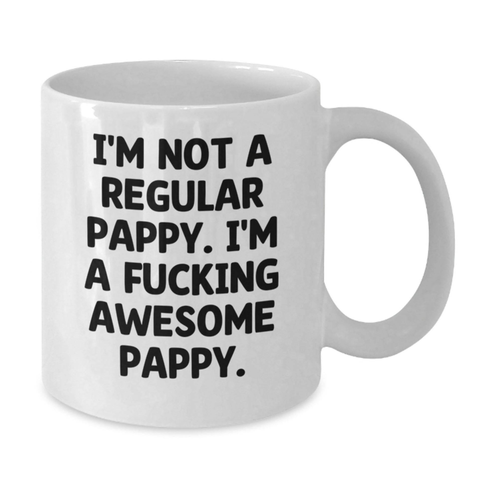 Funny Pappy White Coffee Mug Gifts for Men from Friends, Perfect Unique Christmas Unique Gifts - Additional