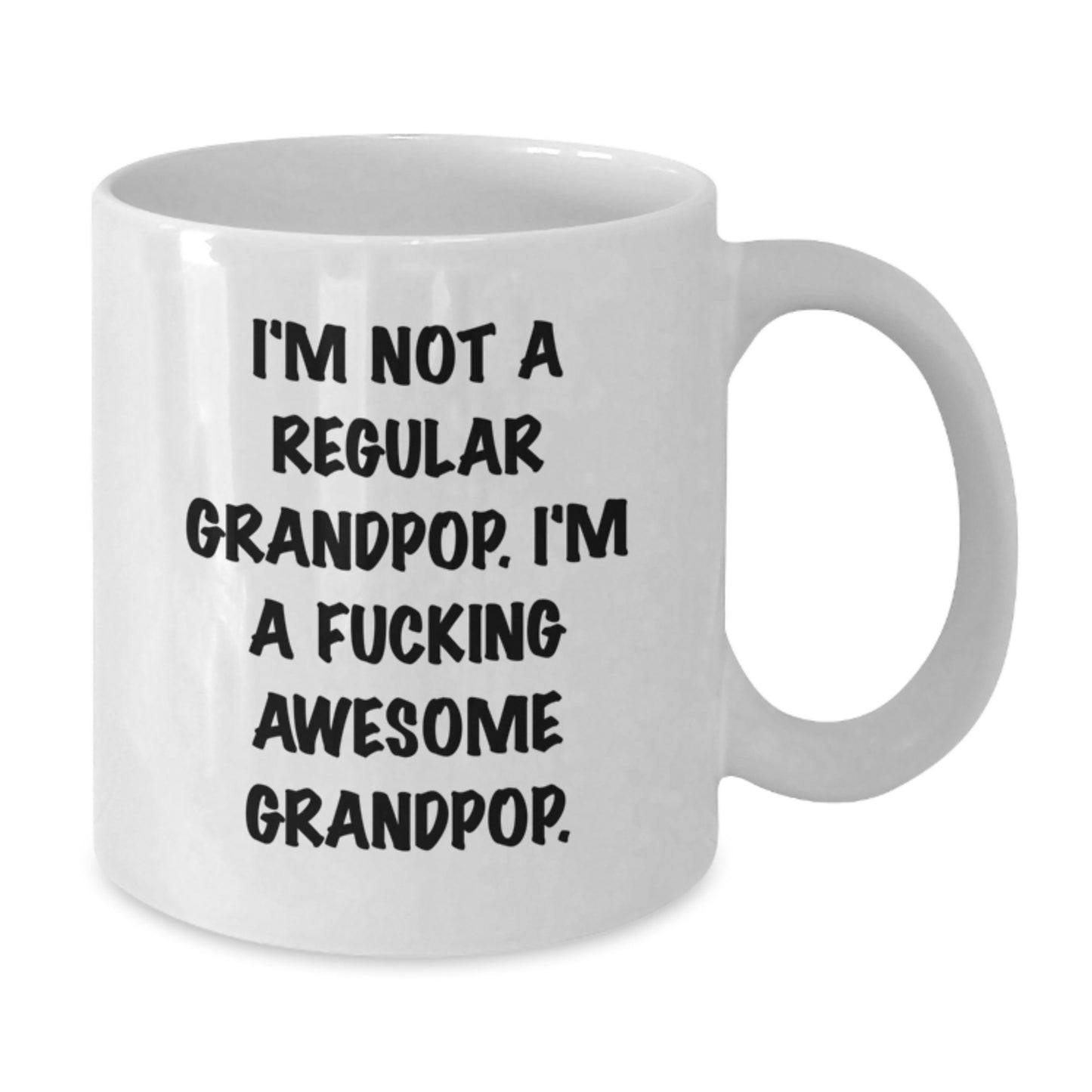 Funny Grandpop Gifts for Him, Awesome Grandpop White Coffee Mug, Unique Christmas Memorable Presents from Men to Granddads - Additional