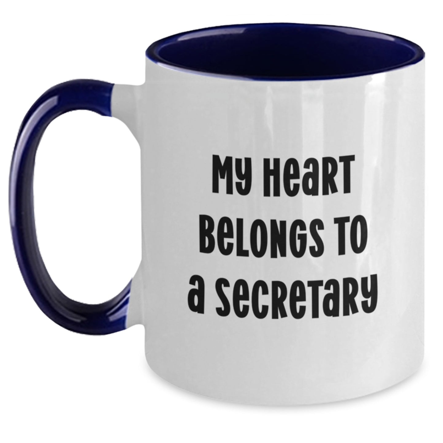 Funny Quote Secretary Gifts from Men to Women Two Tone Coffee Mugs Christmas Unique Presents - Main