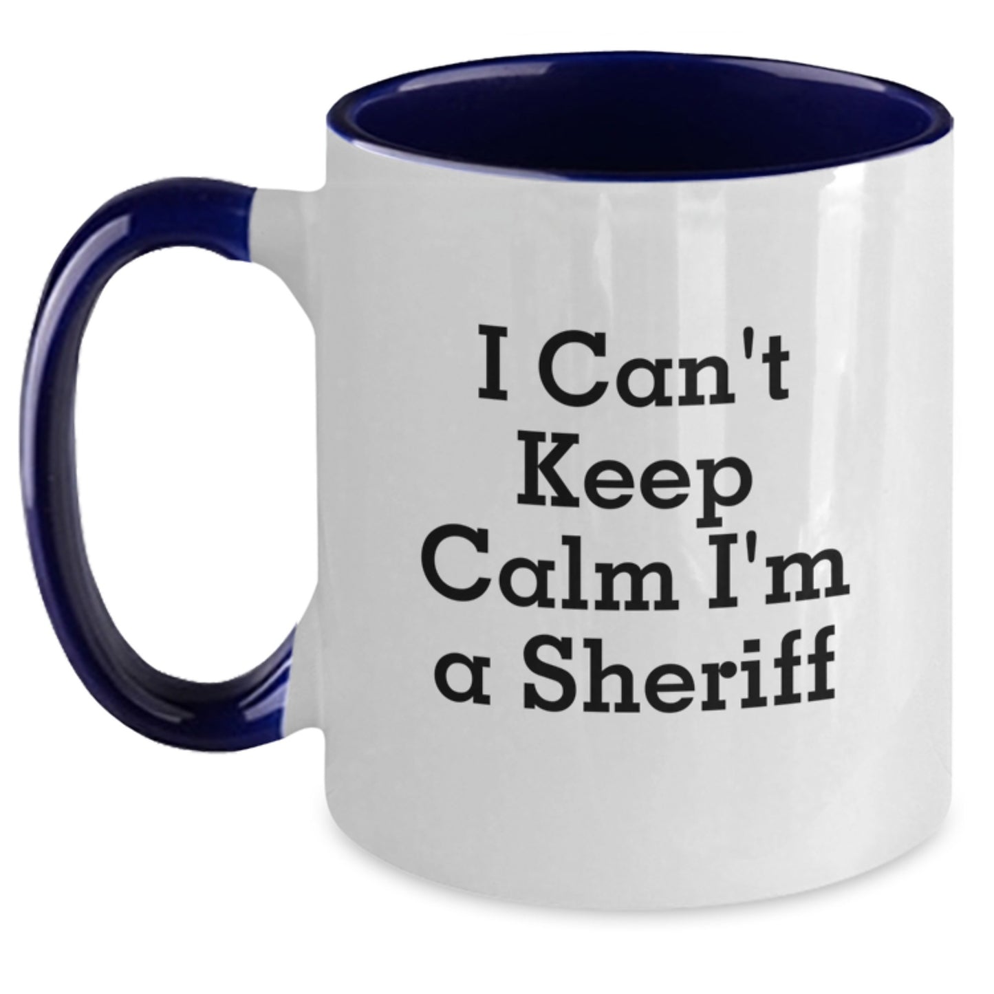 Funny Sheriff Gifts for Men, I'm A Sheriff, Sheriff Two Tone Coffee Mug, Christmas Unique Gifts from Family, Friends - Main